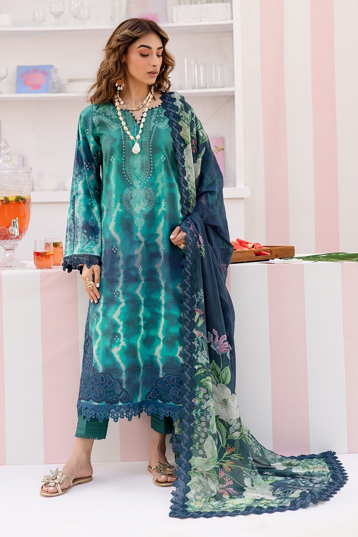 NUREH GARDENIA LAWN EMBROIDERED COLLECTION 2025