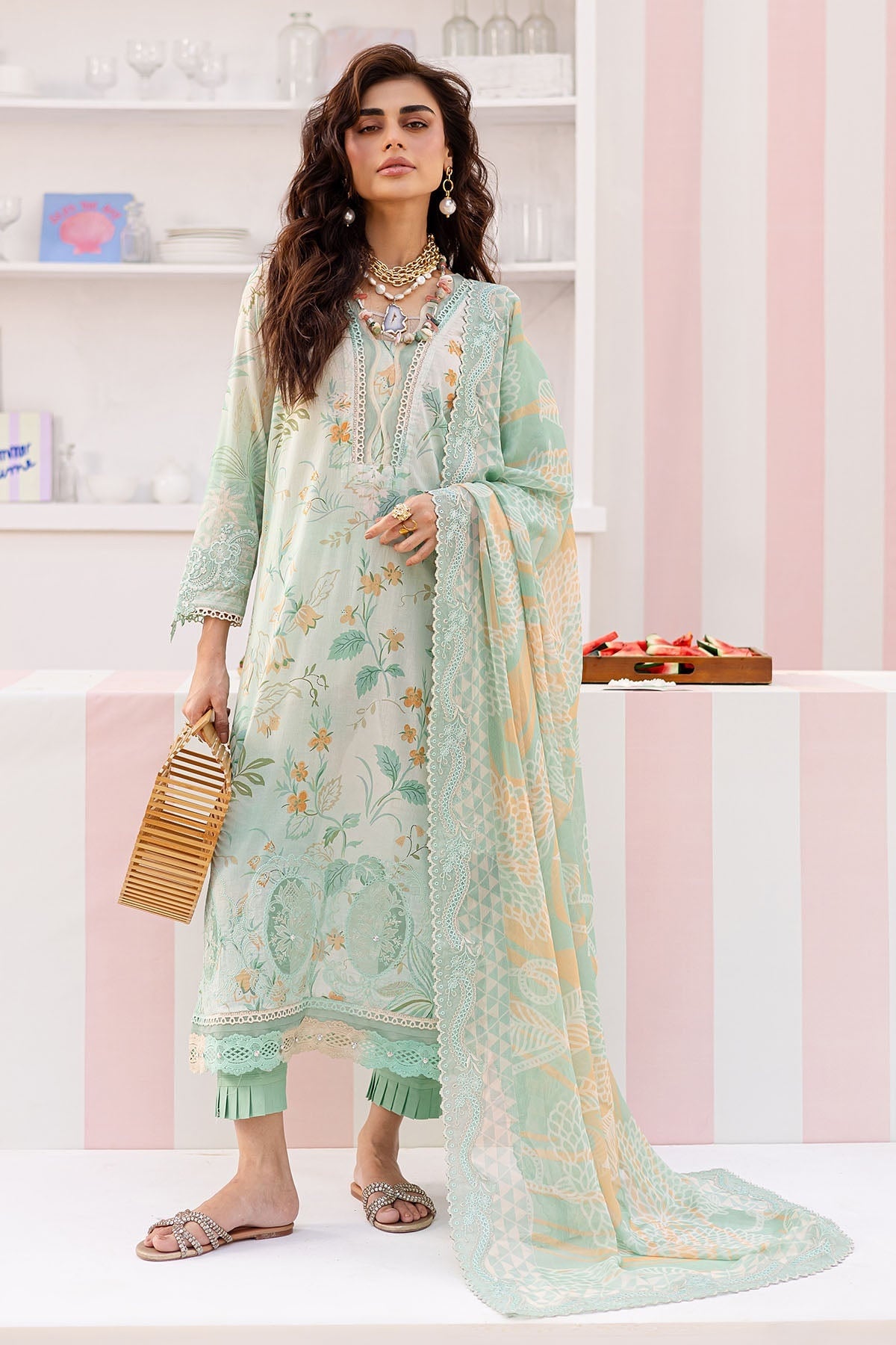 NUREH GARDENIA LAWN EMBROIDERED COLLECTION 2025