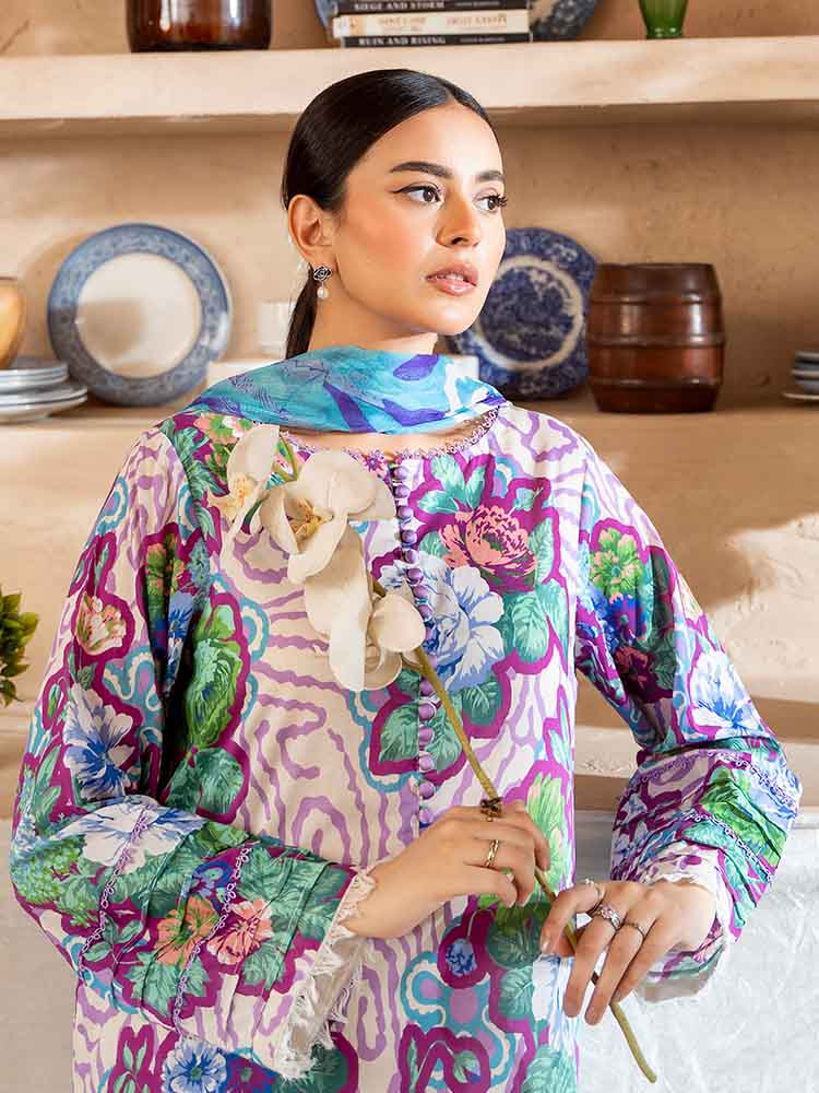 POP GUL BY BRENISH THREE PIECE LAWN COLLECTION 2025