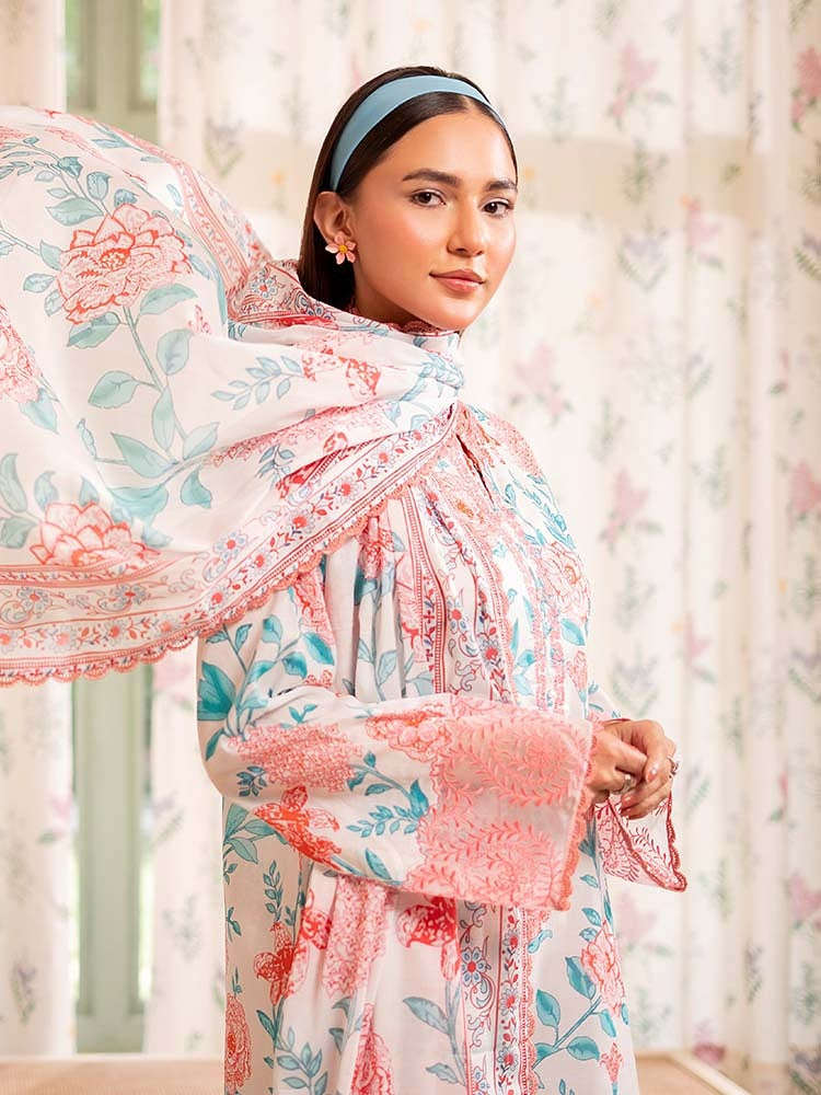 SAYA BY BRENISH LAWN EMBROIDERED COLLECTION 2025