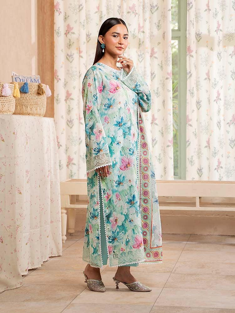 SAYA BY BRENISH LAWN EMBROIDERED COLLECTION 2025