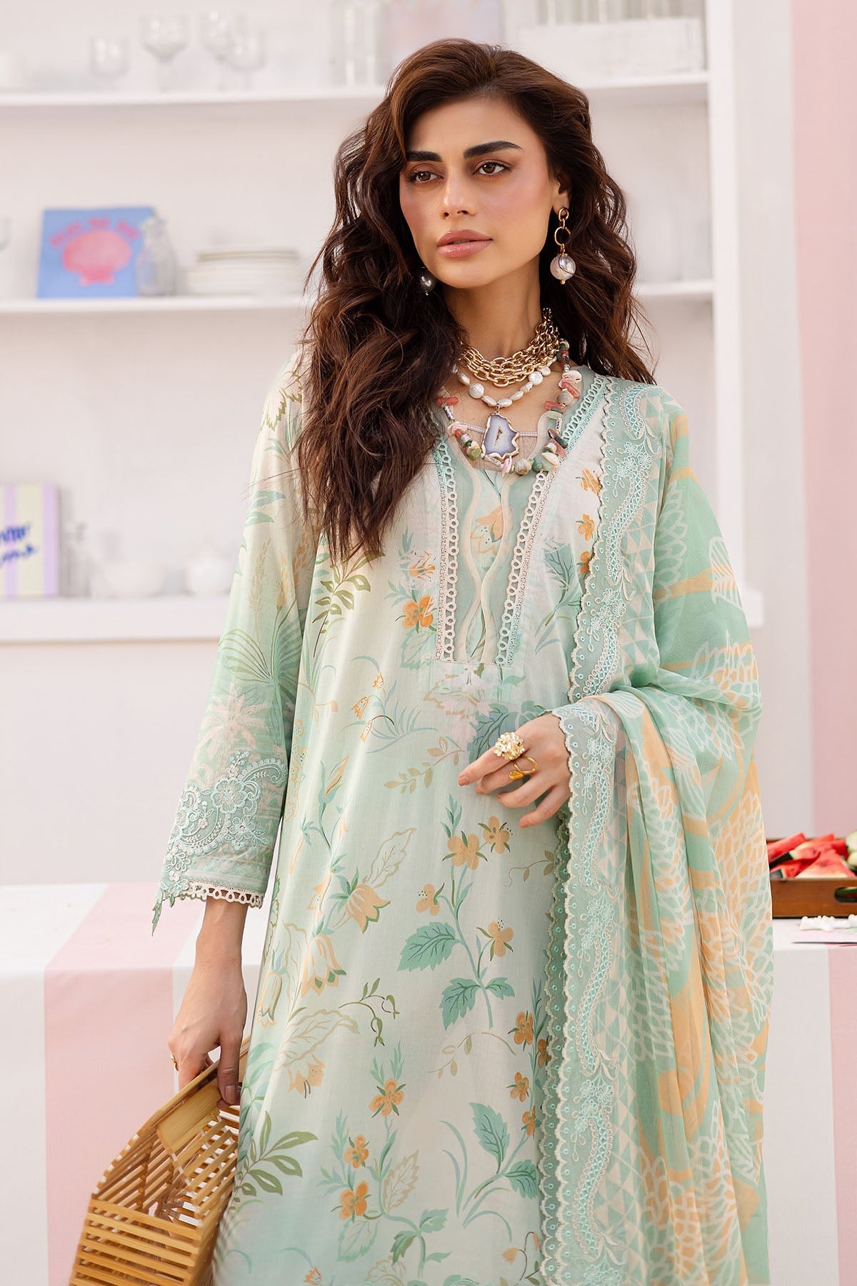 NUREH GARDENIA LAWN EMBROIDERED COLLECTION 2025