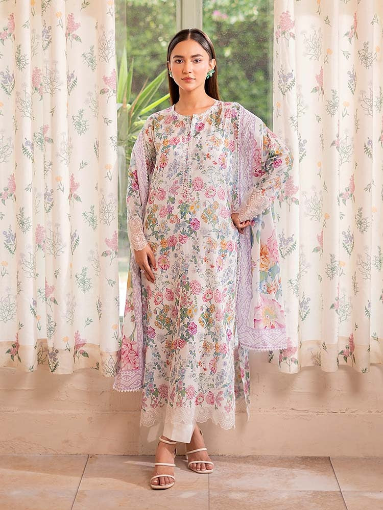 SAYA BY BRENISH LAWN EMBROIDERED COLLECTION 2025