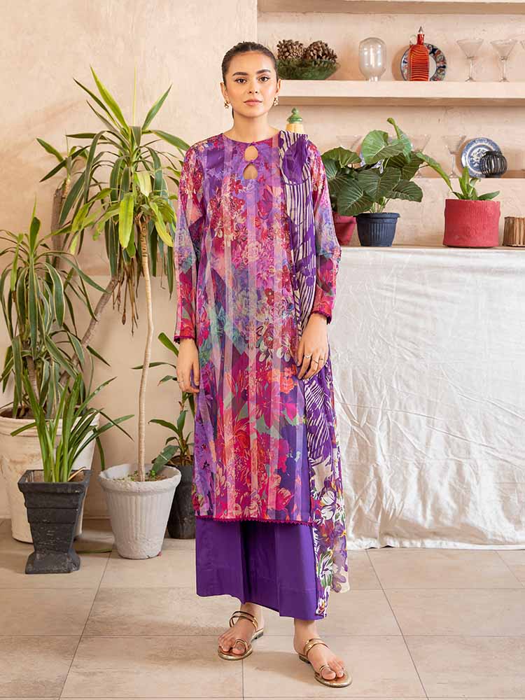 POP GUL BY BRENISH THREE PIECE LAWN COLLECTION 2025