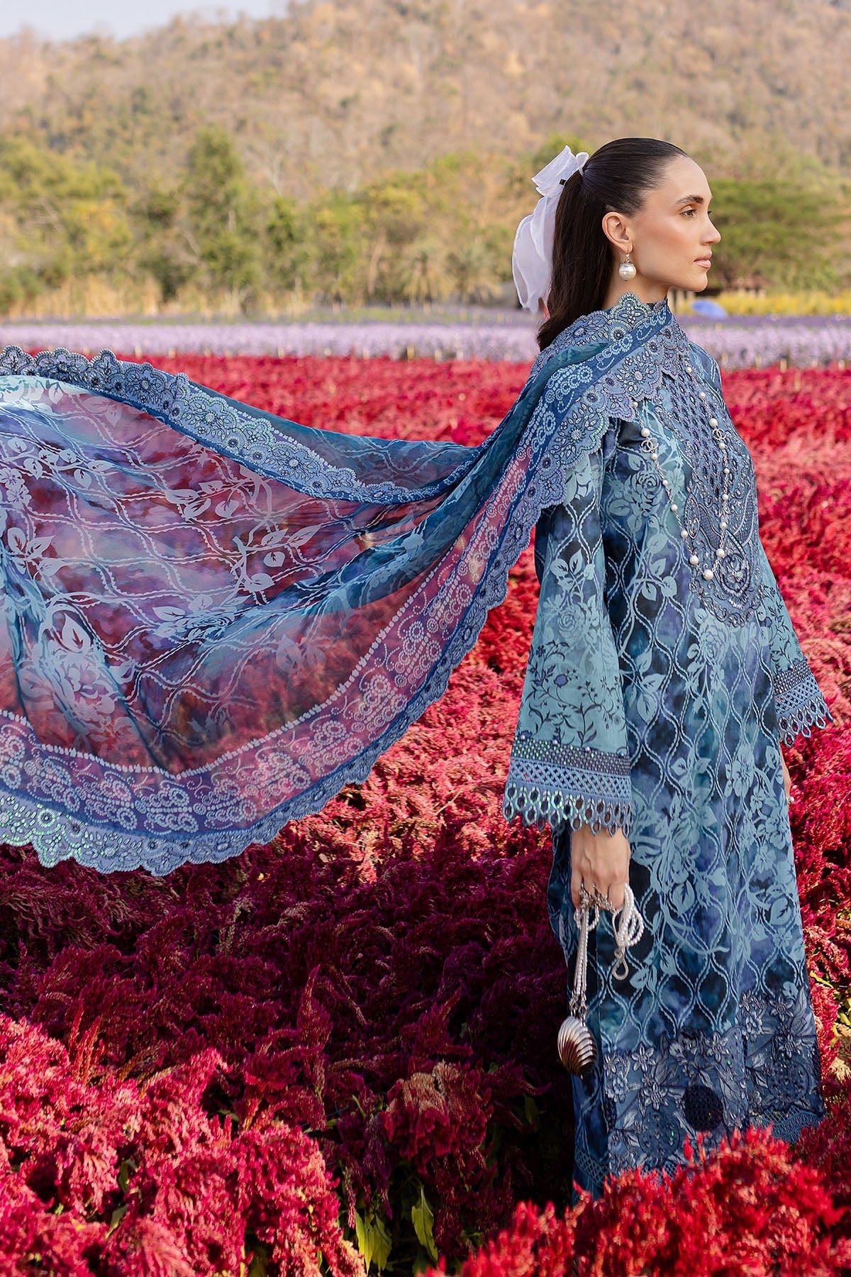 NUREH BLOOM LAWN PRINTED EMBROIDERED COLLECTION 2025