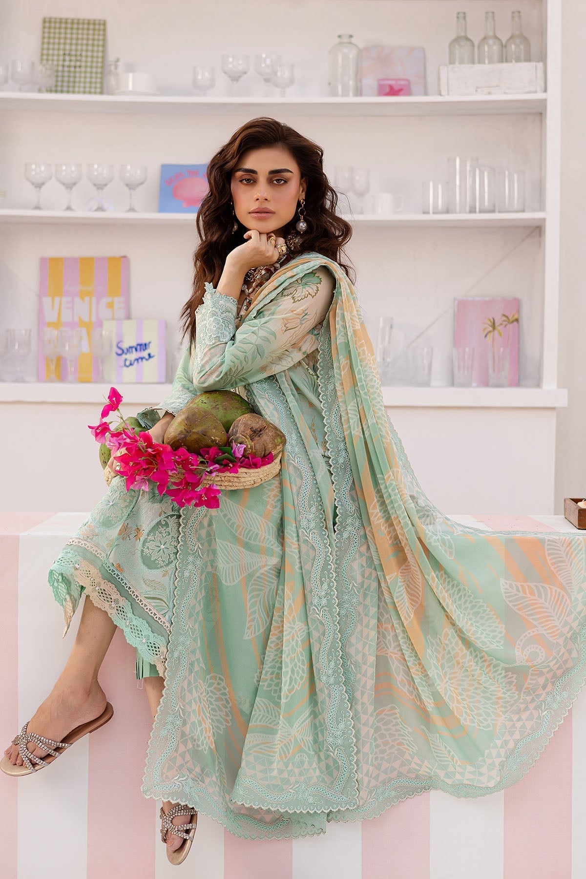NUREH GARDENIA LAWN EMBROIDERED COLLECTION 2025