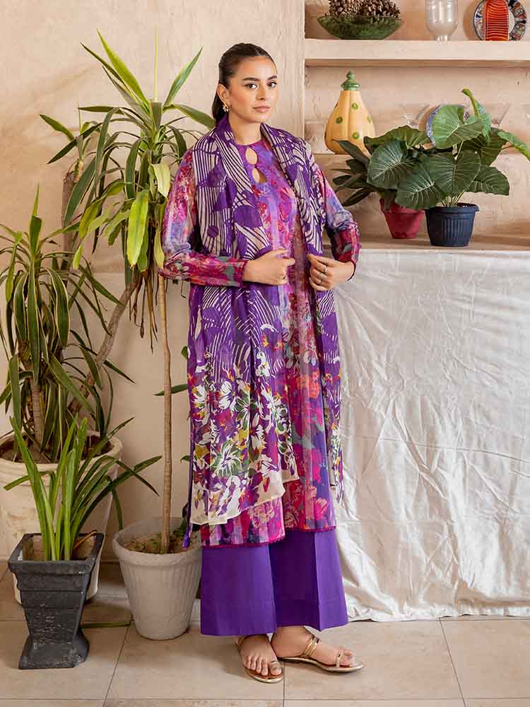 POP GUL BY BRENISH THREE PIECE LAWN COLLECTION 2025