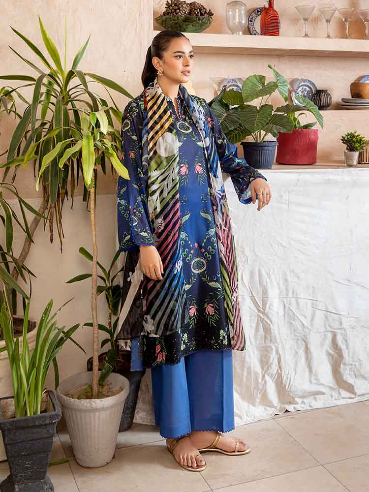 POP GUL BY BRENISH THREE PIECE LAWN COLLECTION 2025