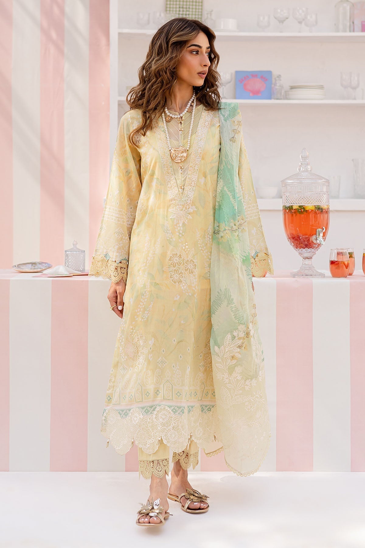 NUREH GARDENIA LAWN EMBROIDERED COLLECTION 2025