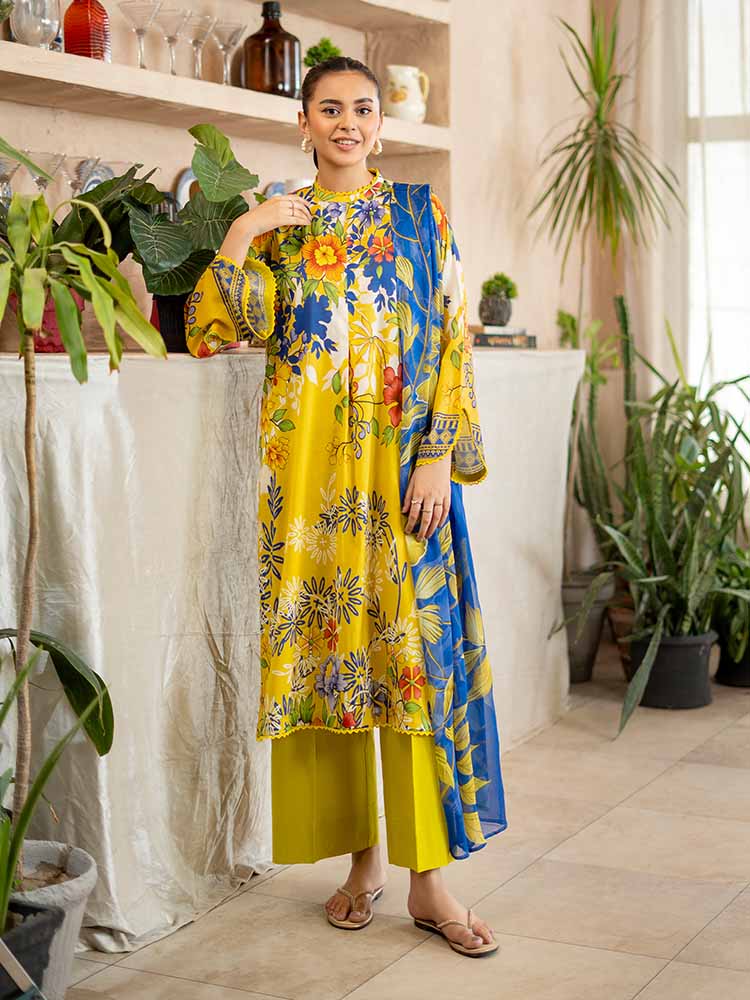 POP GUL BY BRENISH THREE PIECE LAWN COLLECTION 2025
