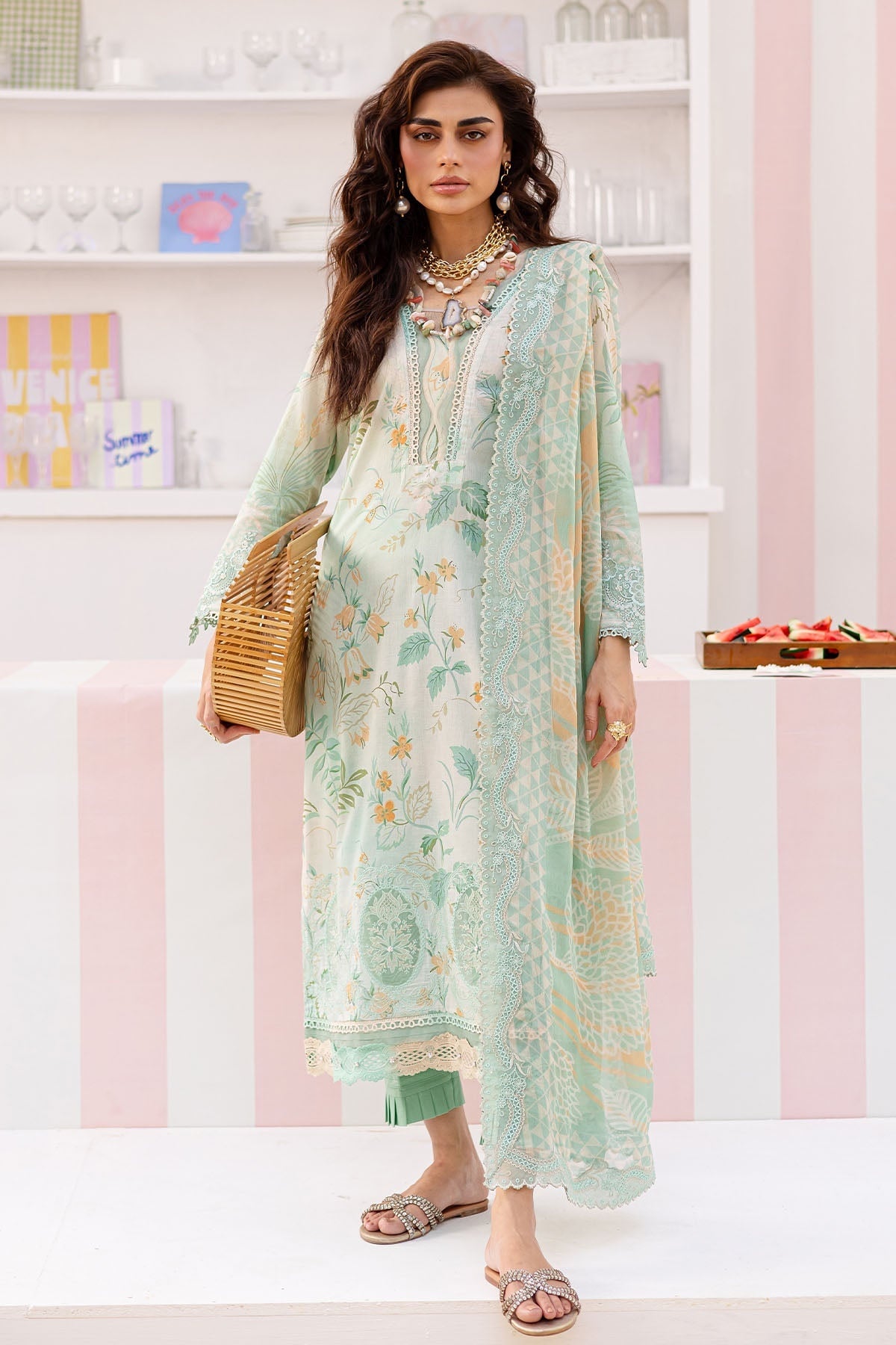 NUREH GARDENIA LAWN EMBROIDERED COLLECTION 2025