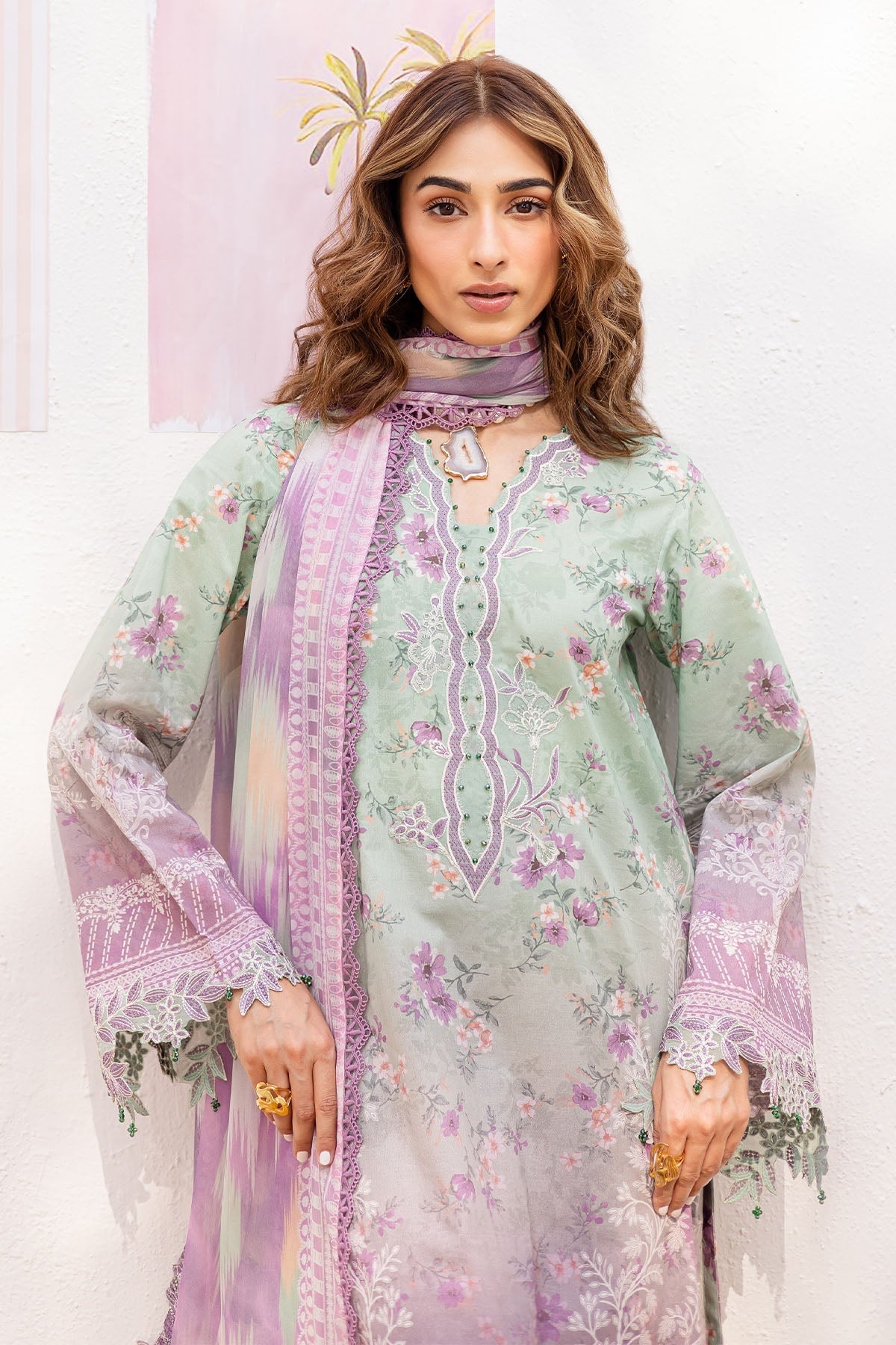 NUREH GARDENIA LAWN EMBROIDERED COLLECTION 2025