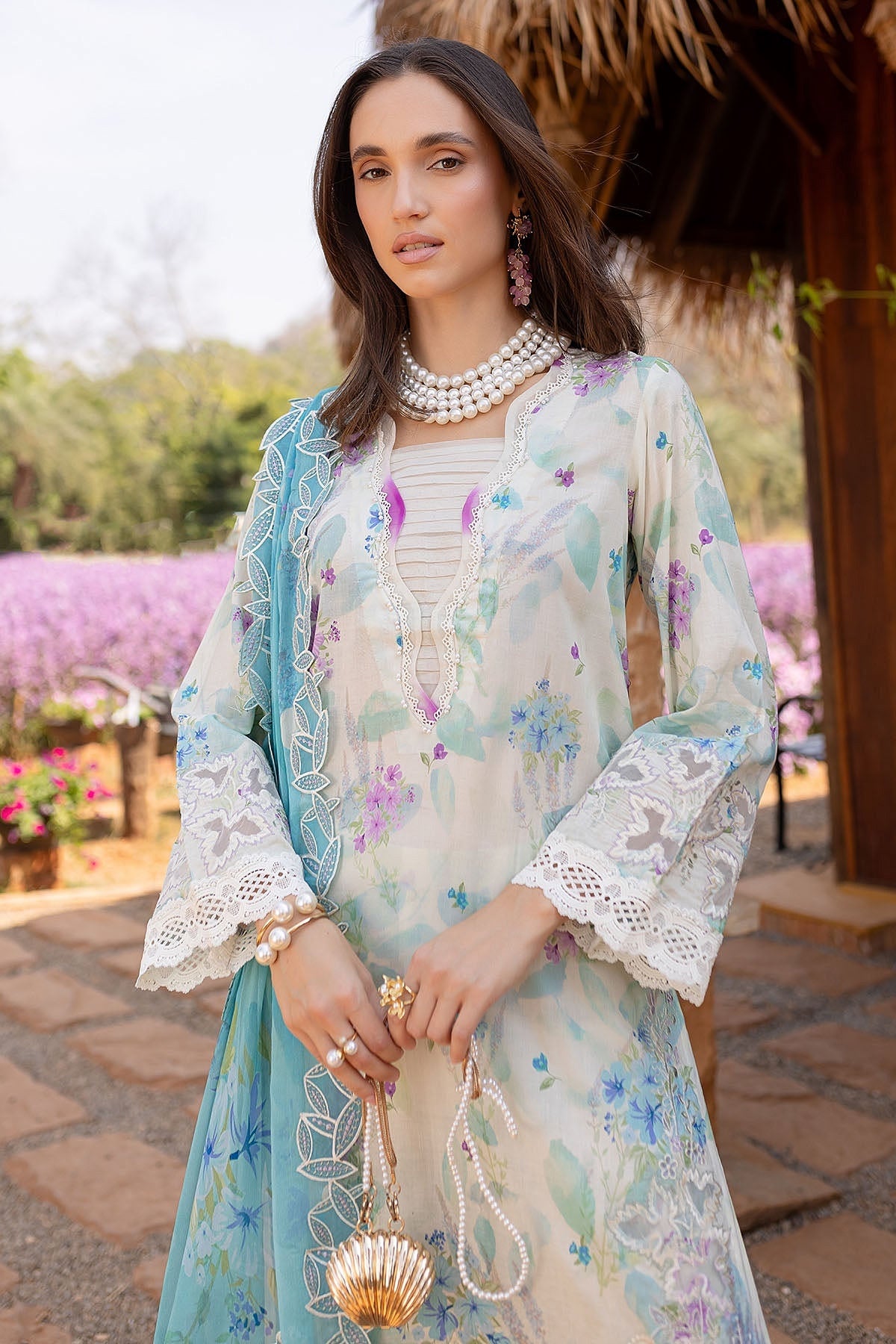 NUREH BLOOM LAWN PRINTED EMBROIDERED COLLECTION 2025