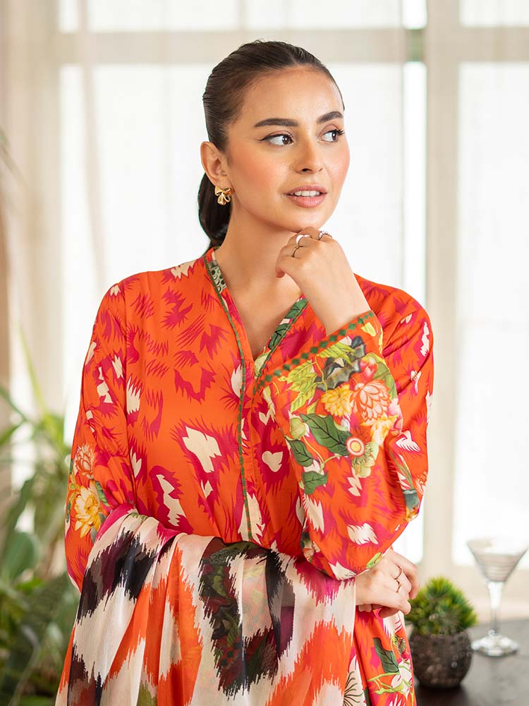 POP GUL BY BRENISH THREE PIECE LAWN COLLECTION 2025
