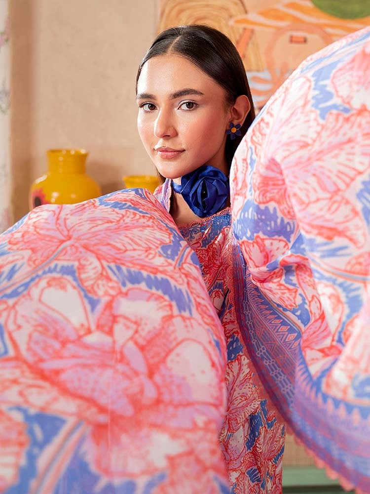 SAYA BY BRENISH LAWN EMBROIDERED COLLECTION 2025