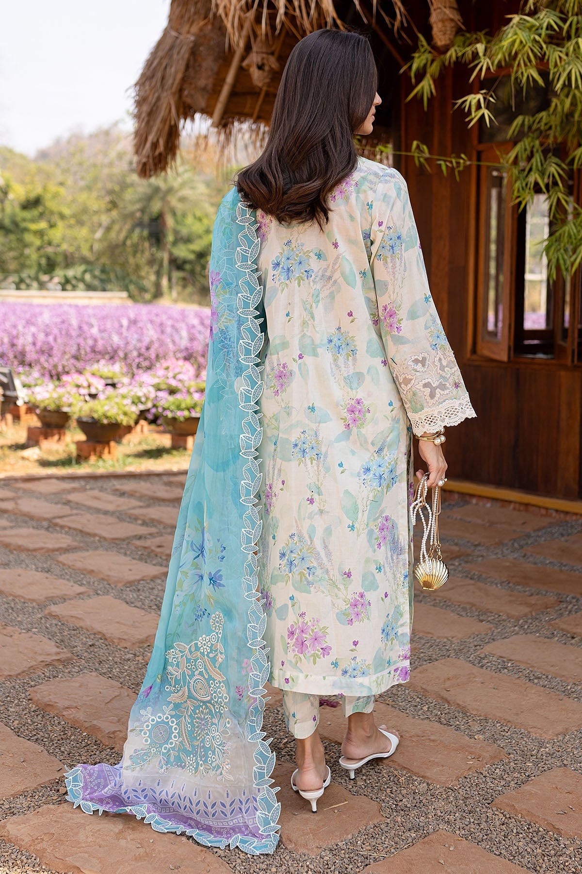 NUREH BLOOM LAWN PRINTED EMBROIDERED COLLECTION 2025