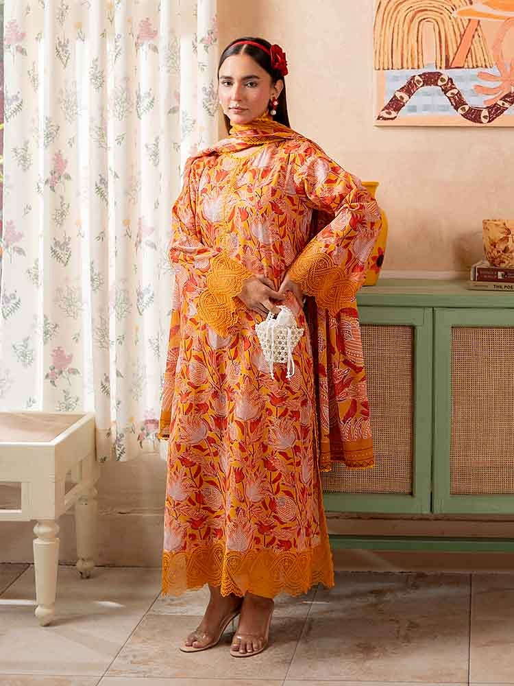 SAYA BY BRENISH LAWN EMBROIDERED COLLECTION 2025