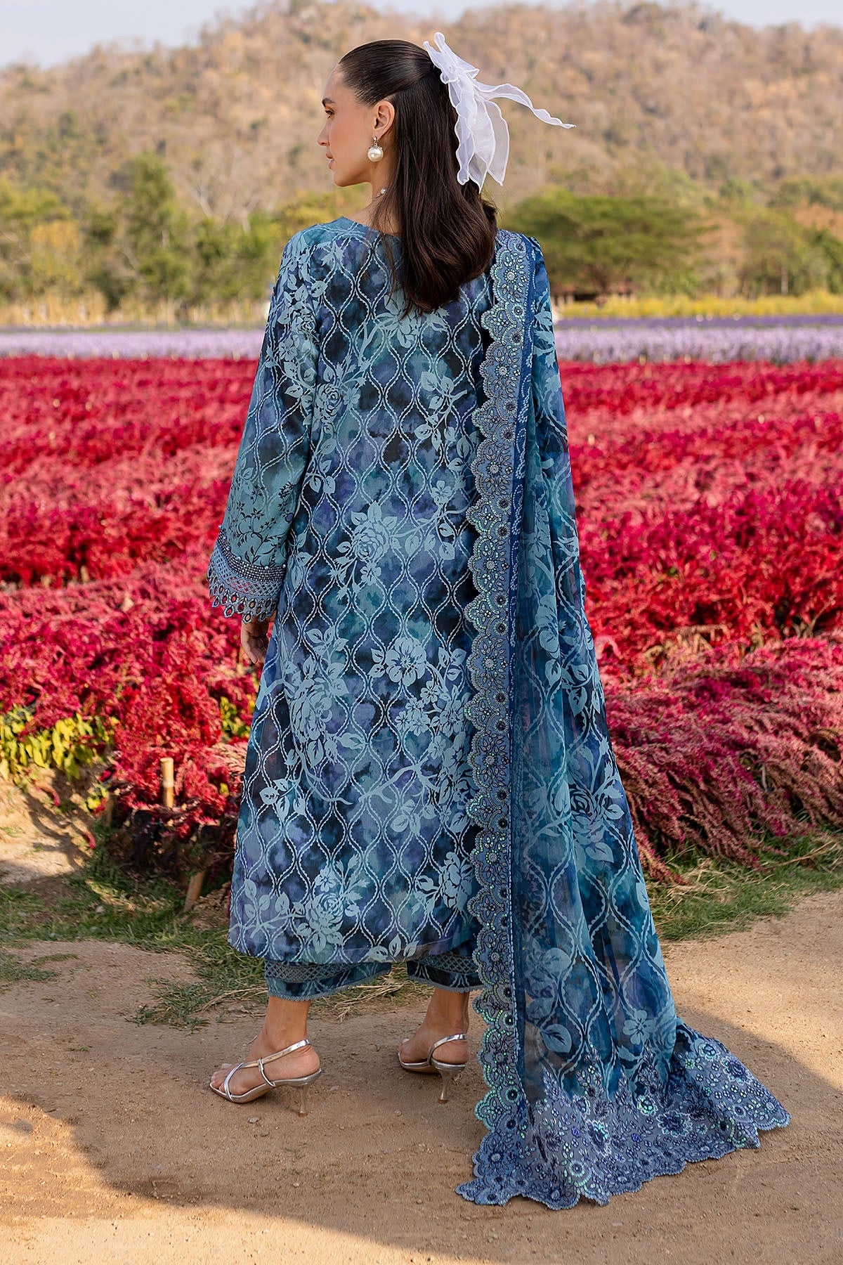 NUREH BLOOM LAWN PRINTED EMBROIDERED COLLECTION 2025