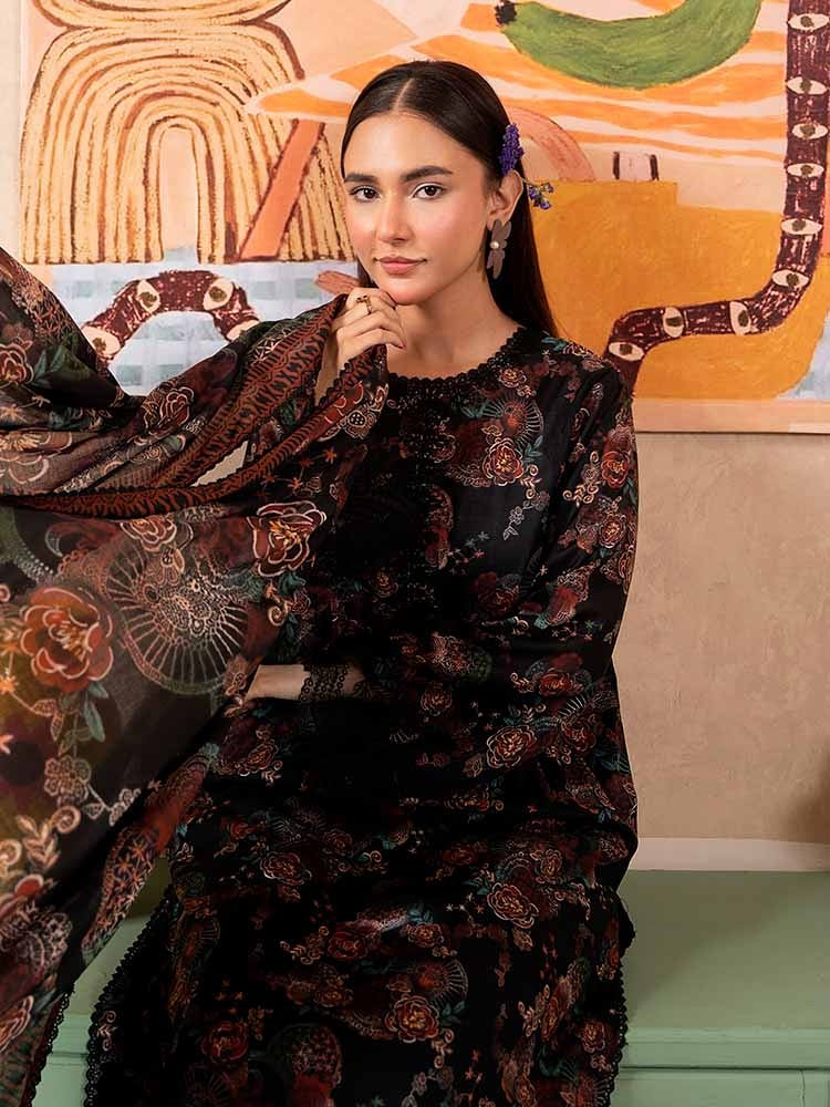 SAYA BY BRENISH LAWN EMBROIDERED COLLECTION 2025