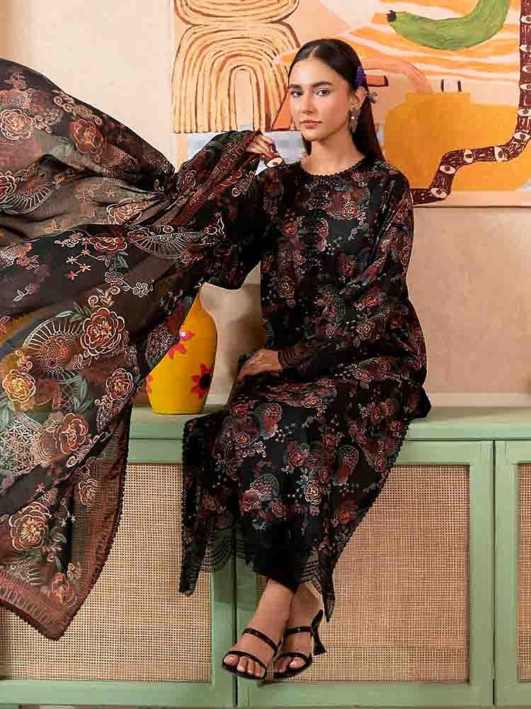 SAYA BY BRENISH LAWN EMBROIDERED COLLECTION 2025