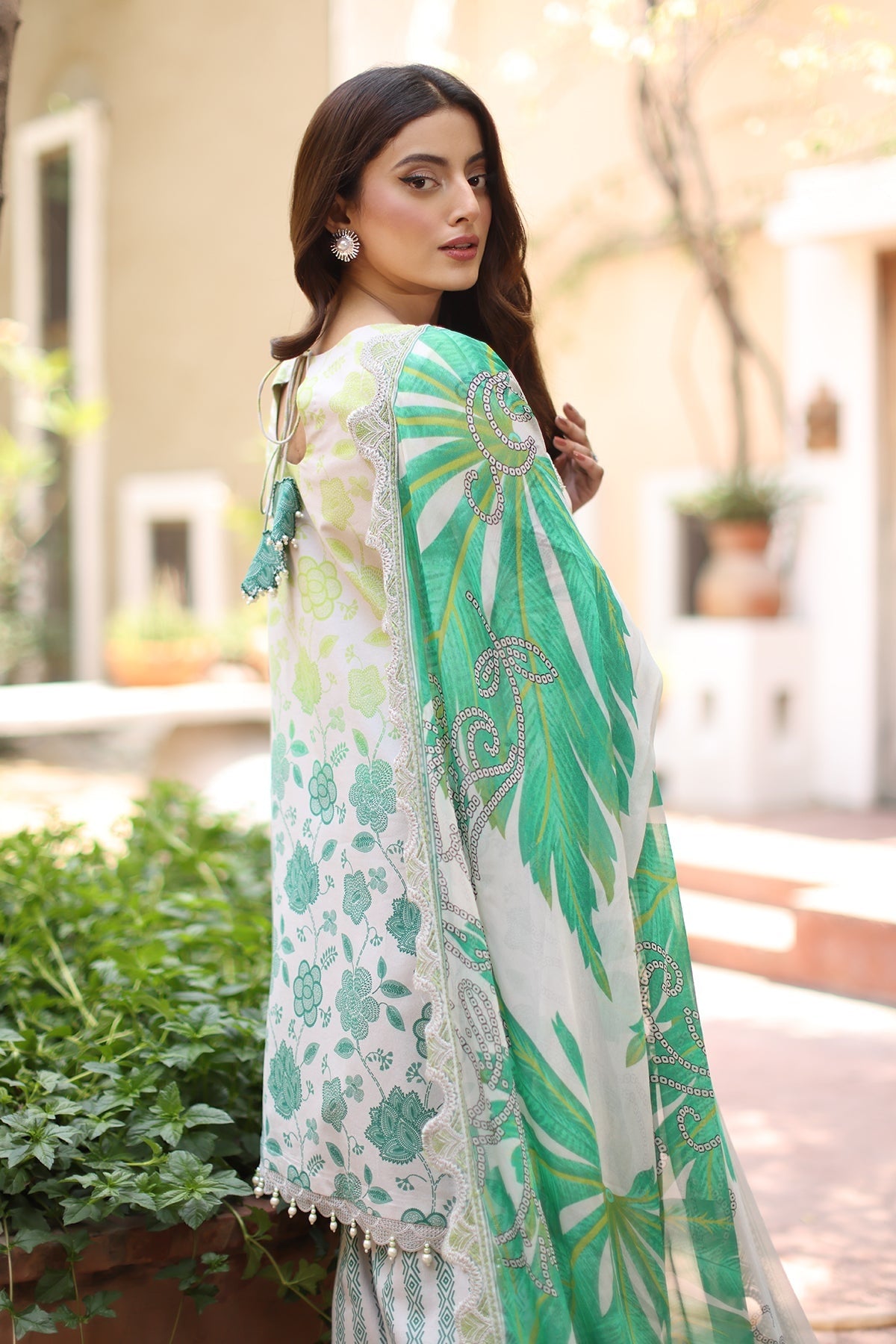 CHARIZMA BASICS EMBROIDERED LAWN WITH EMBROIDERED LAWN DUPATTA 2025