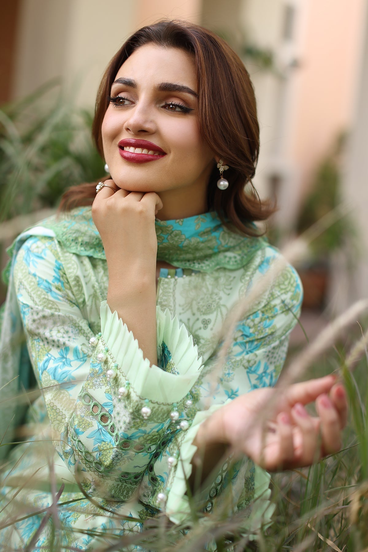 CHARIZMA BASICS EMBROIDERED LAWN WITH EMBROIDERED LAWN DUPATTA 2025
