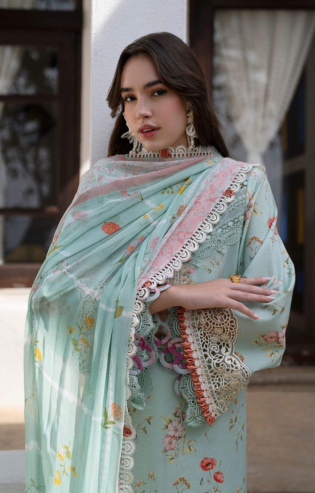 ALIF AJR PRITKARI LAWN EMBROIDERED 2025