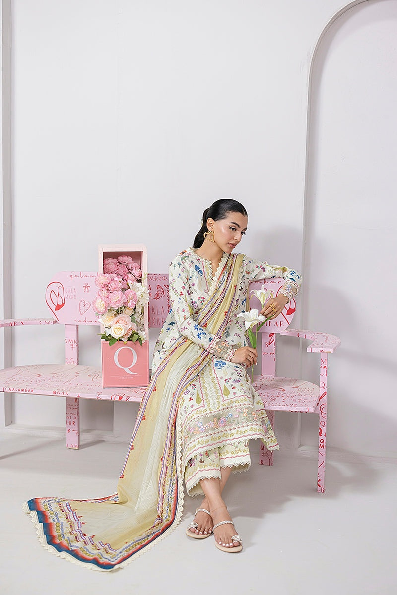 QALAMKAR QPRINTS VOL 2 LAWN EMBROIDERED COLLECTION 2025