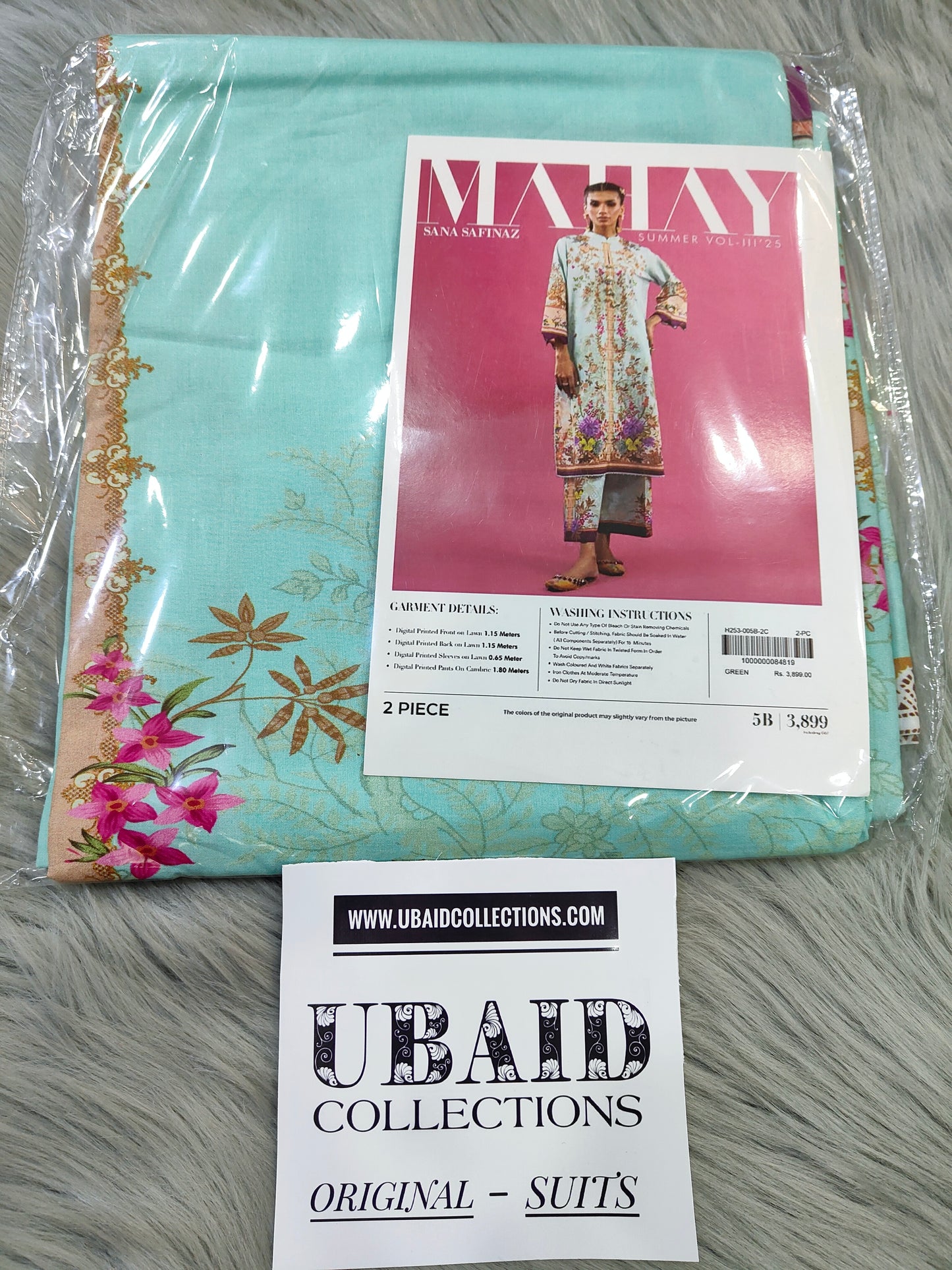 SANA SAFINAZ MAHAY VOL 3 LAWN SUMMER ( 2 PIECE )