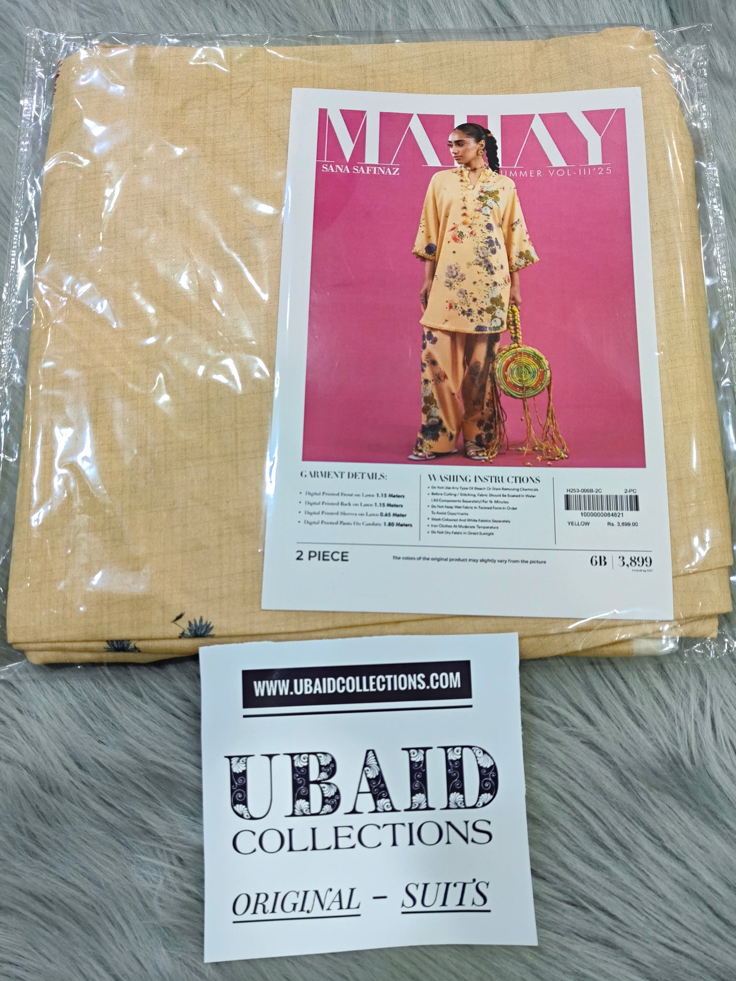 SANA SAFINAZ MAHAY VOL 3 LAWN SUMMER ( 2 PIECE )