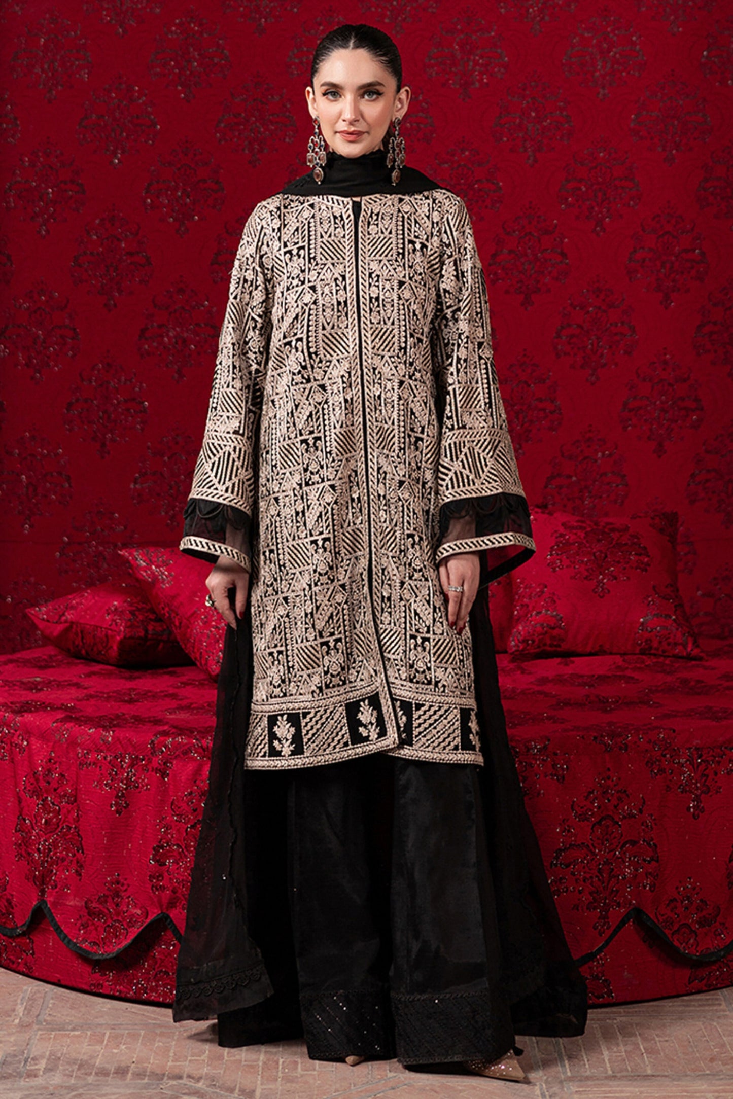 AZURE MAYA ALI LUXE EMBROIDERED CHIFFON COLLECTION 2025