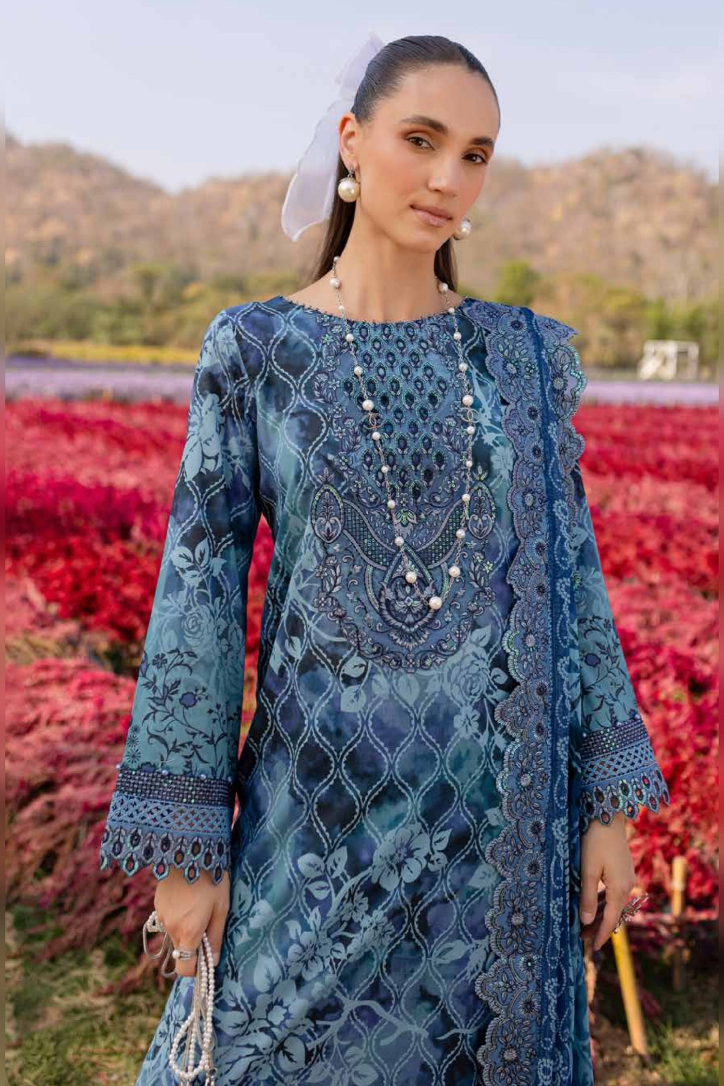 NUREH BLOOM LAWN PRINTED EMBROIDERED COLLECTION 2025