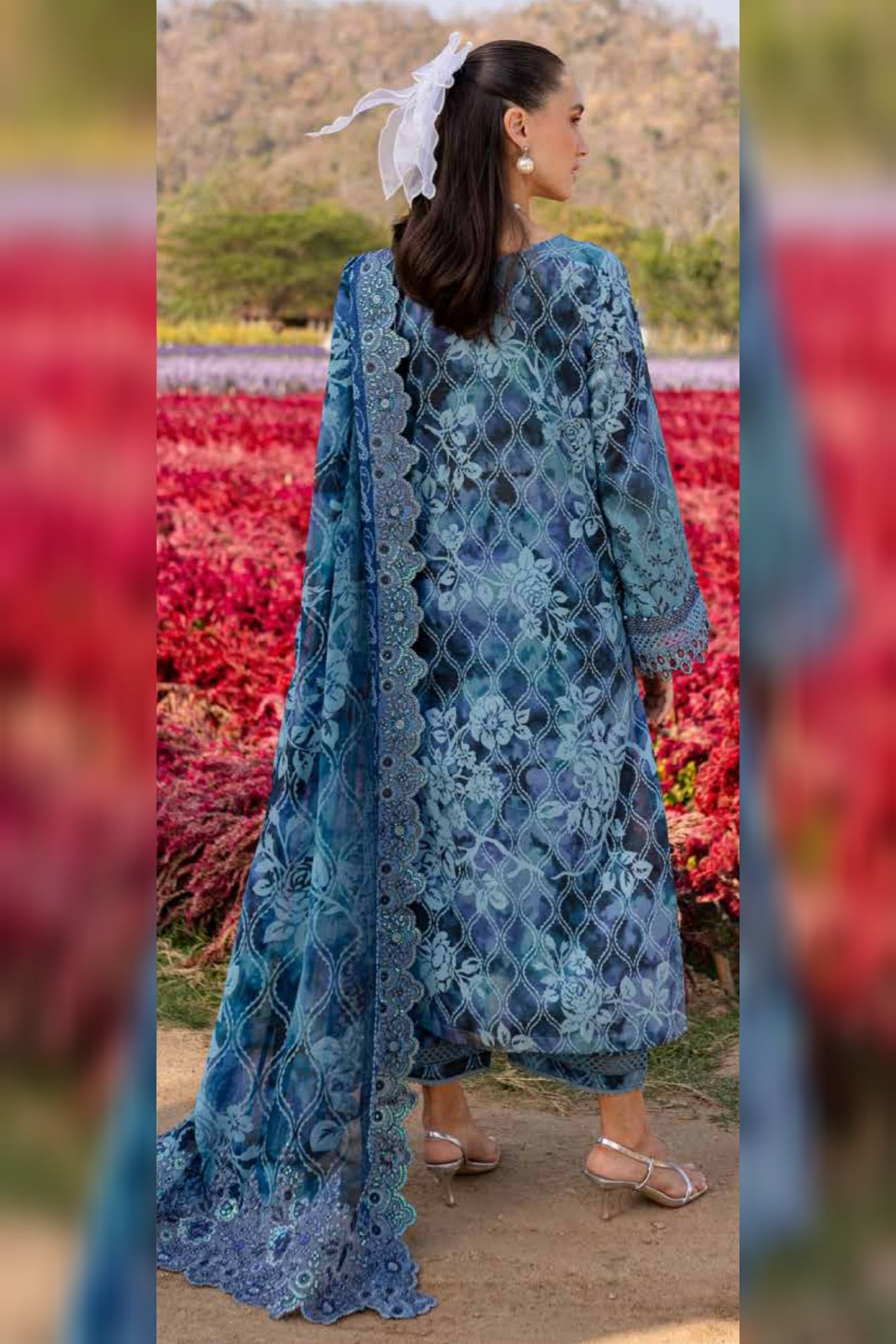 NUREH BLOOM LAWN PRINTED EMBROIDERED COLLECTION 2025