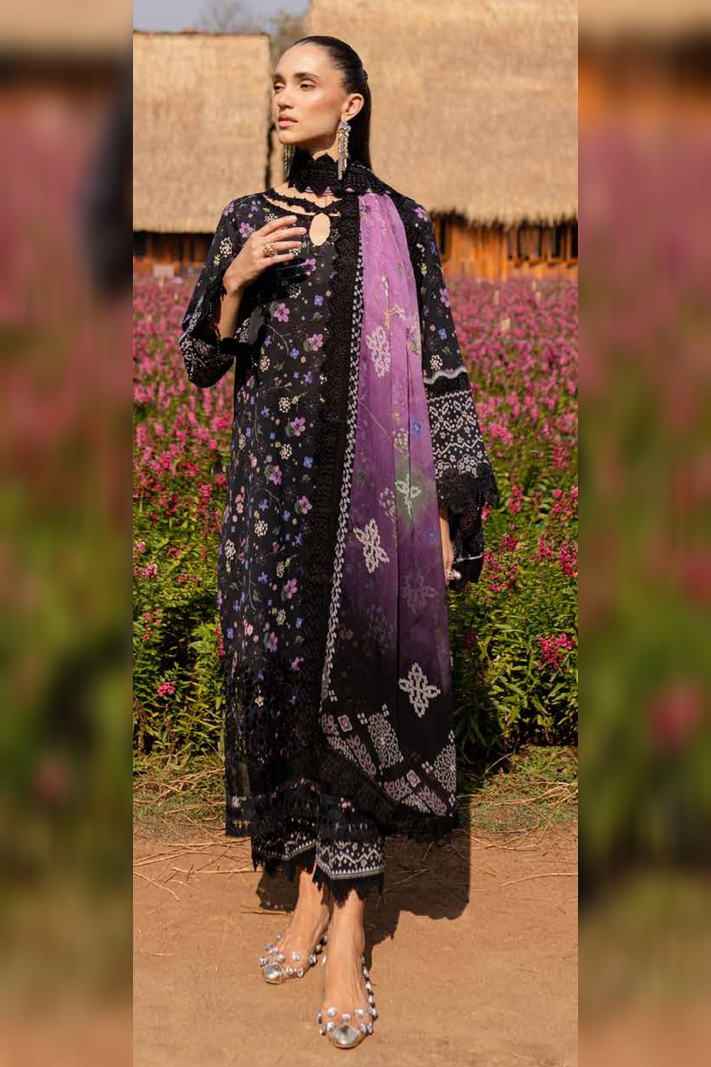 NUREH BLOOM LAWN PRINTED EMBROIDERED COLLECTION 2025