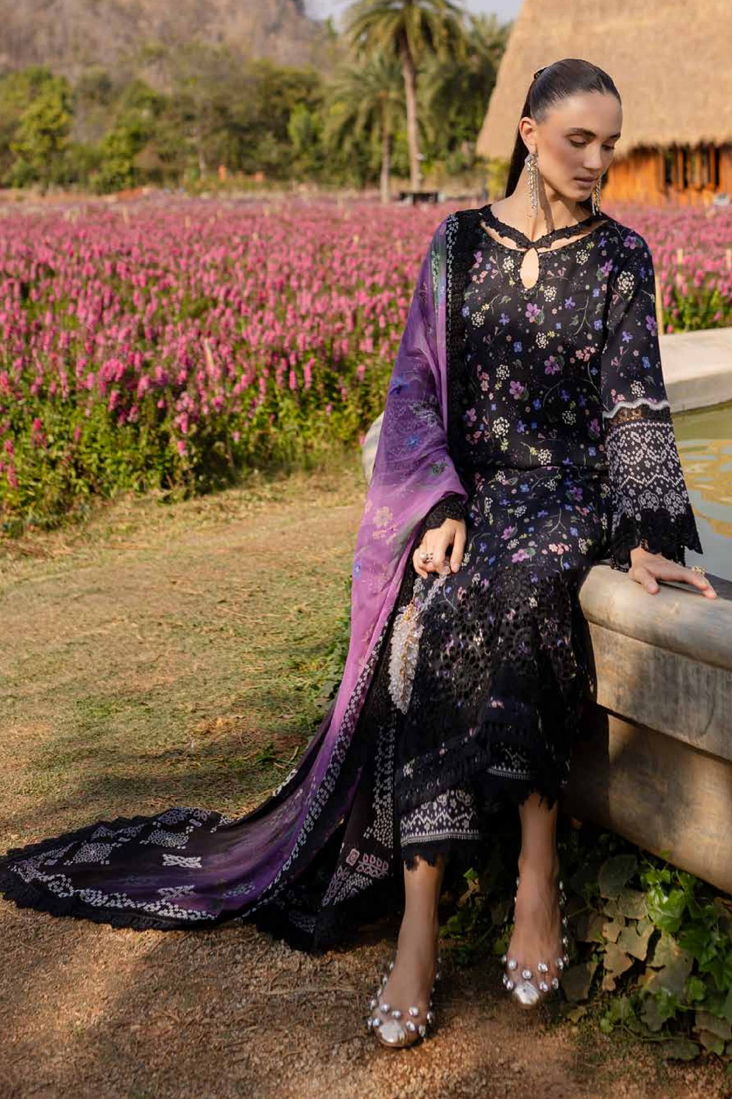 NUREH BLOOM LAWN PRINTED EMBROIDERED COLLECTION 2025