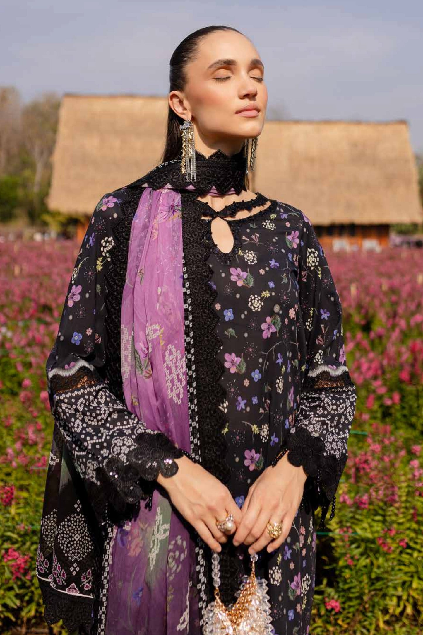 NUREH BLOOM LAWN PRINTED EMBROIDERED COLLECTION 2025