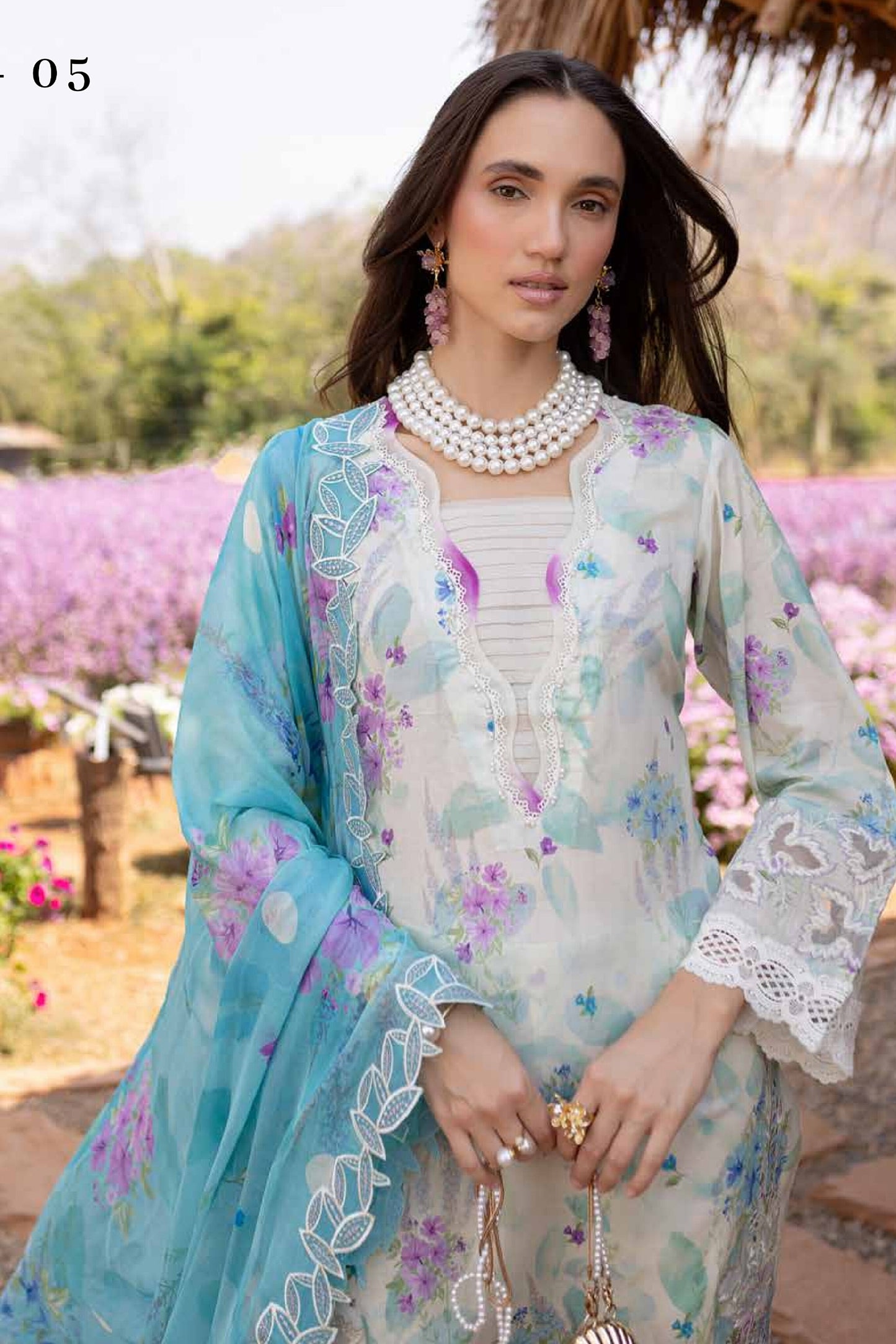 NUREH BLOOM LAWN PRINTED EMBROIDERED COLLECTION 2025