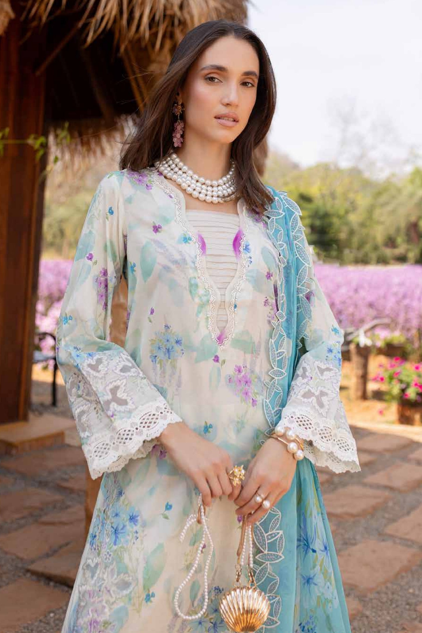 NUREH BLOOM LAWN PRINTED EMBROIDERED COLLECTION 2025