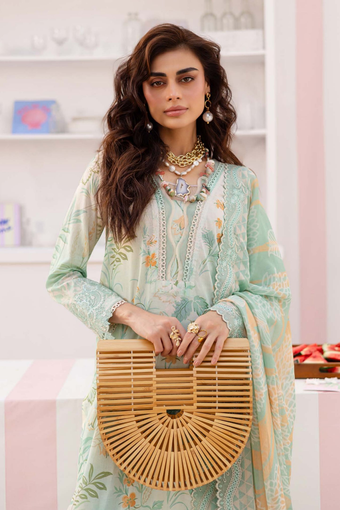 NUREH GARDENIA LAWN EMBROIDERED COLLECTION 2025