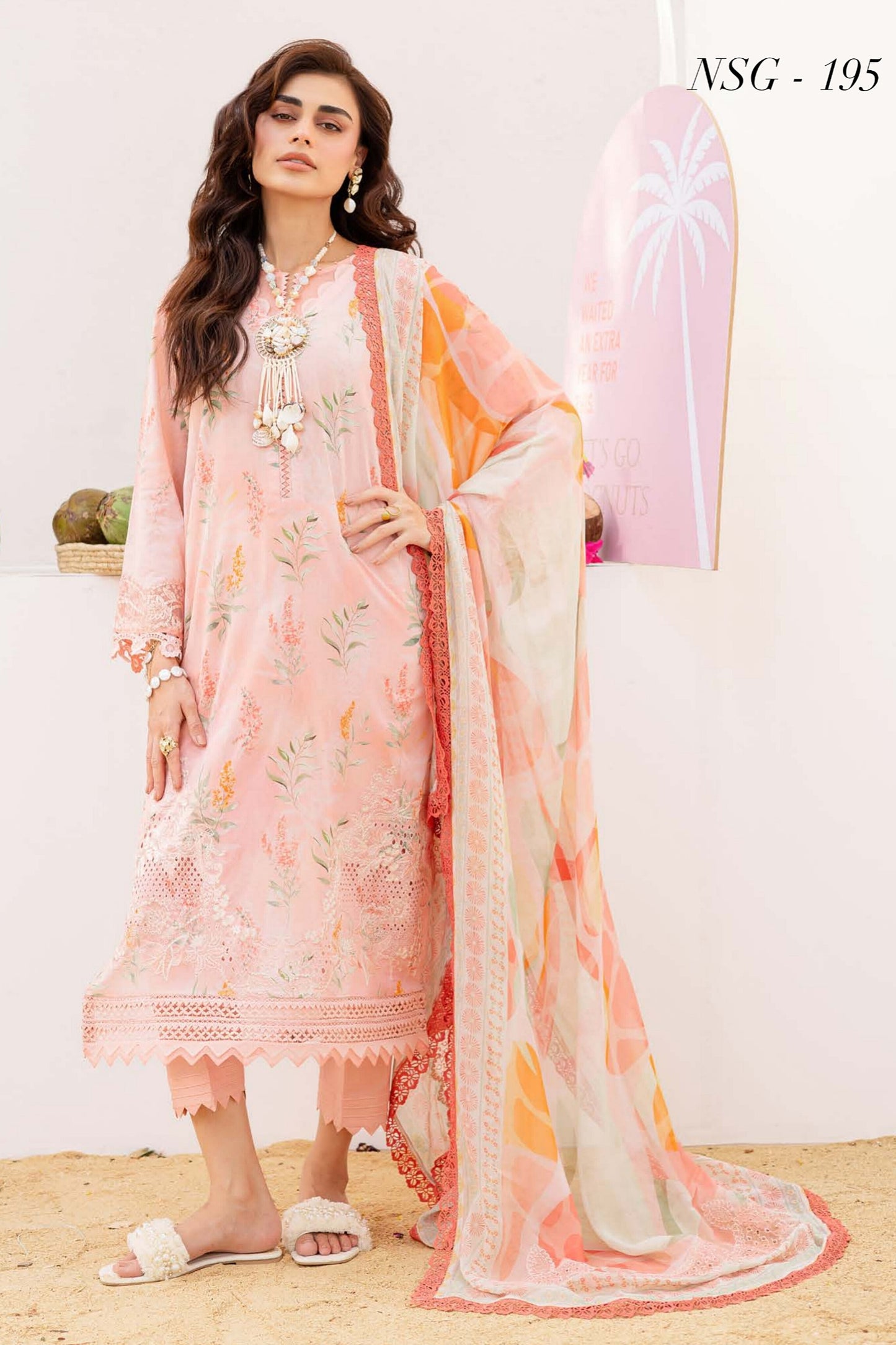NUREH GARDENIA LAWN EMBROIDERED COLLECTION 2025