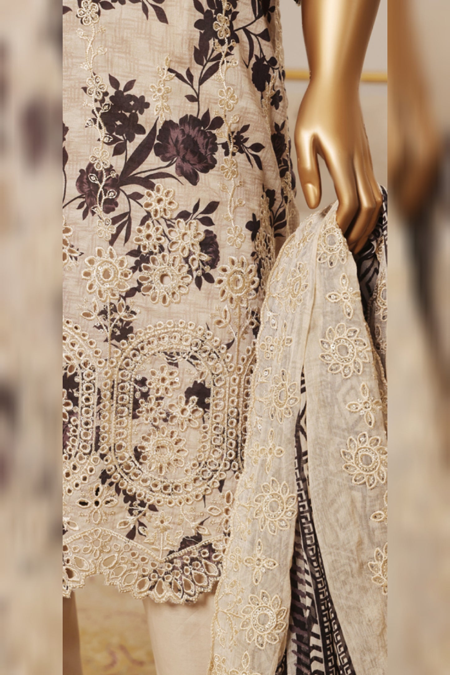 RIWAYAT PREMIUM EMBROIDERED LAWN WITH CHIFFON EMBROIDERED DUPATTA VOL 13 2025