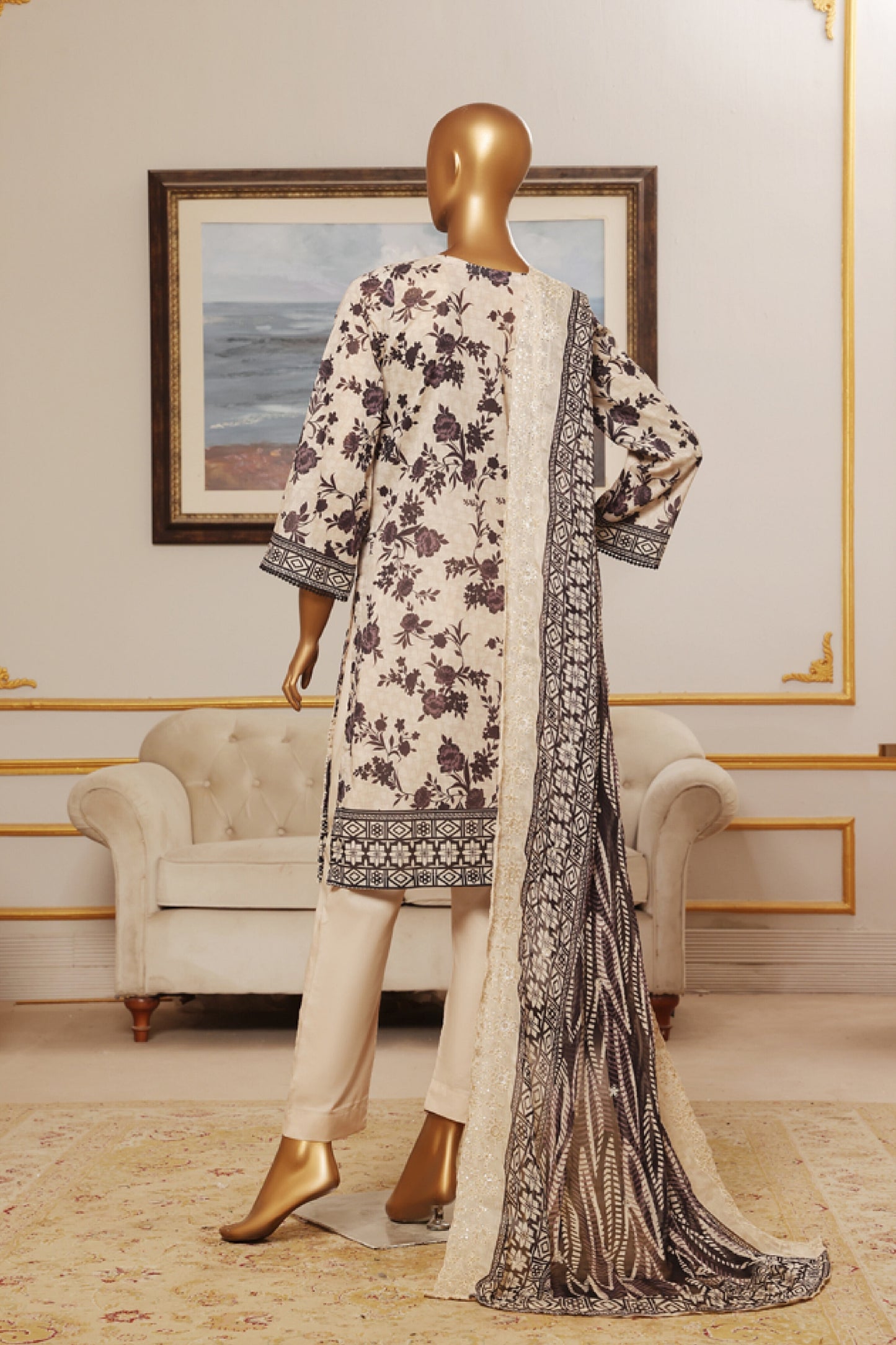 RIWAYAT PREMIUM EMBROIDERED LAWN WITH CHIFFON EMBROIDERED DUPATTA VOL 13 2025