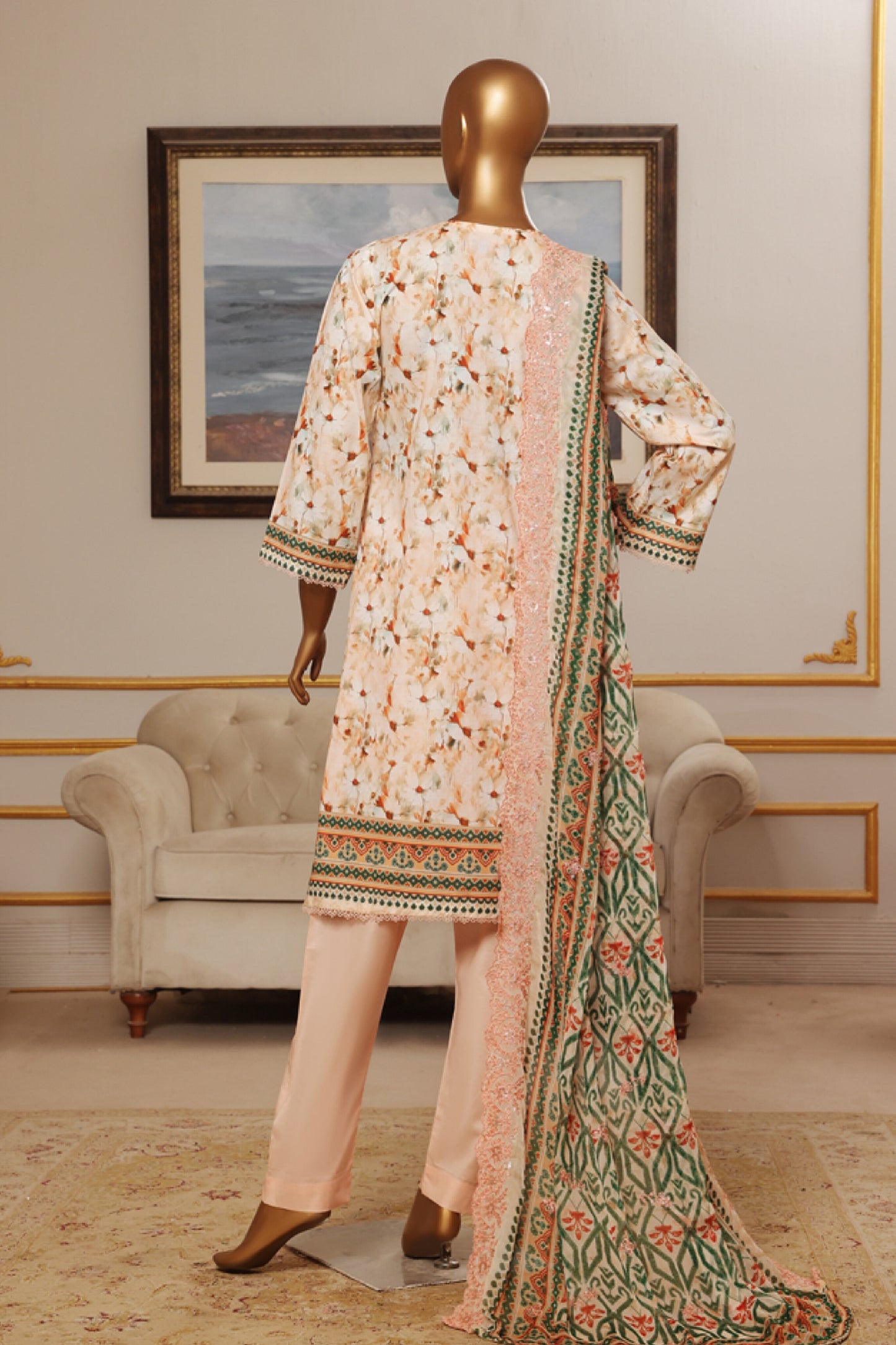 RIWAYAT PREMIUM EMBROIDERED LAWN WITH CHIFFON EMBROIDERED DUPATTA VOL 13 2025