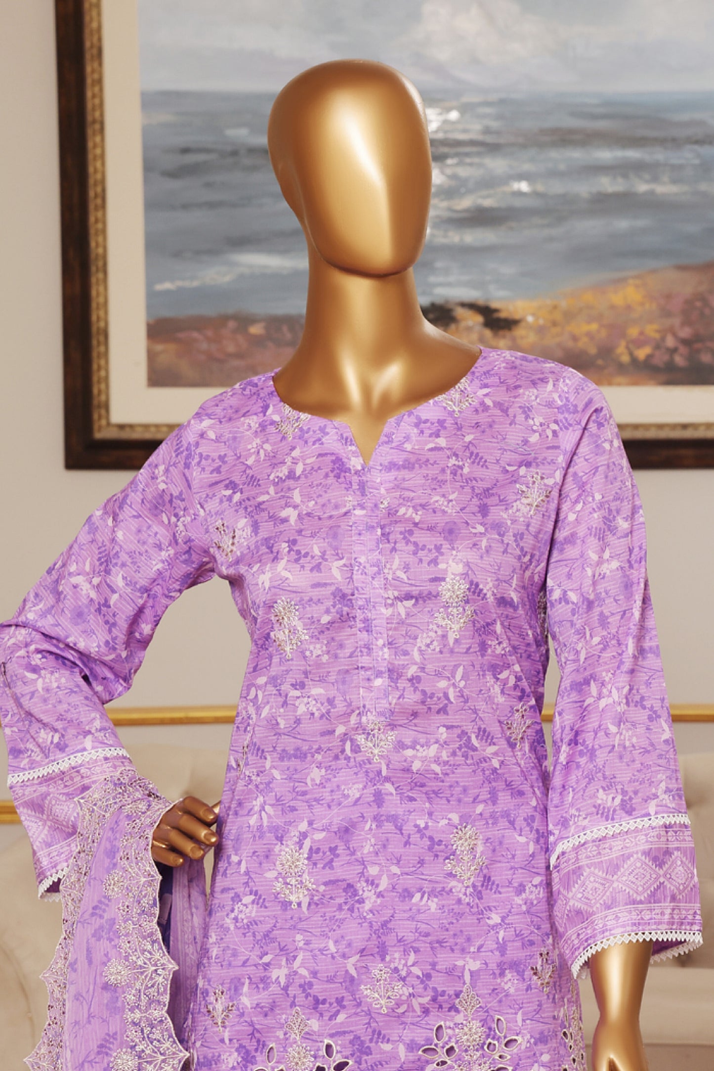 RIWAYAT PREMIUM EMBROIDERED LAWN WITH CHIFFON EMBROIDERED DUPATTA VOL 13 2025