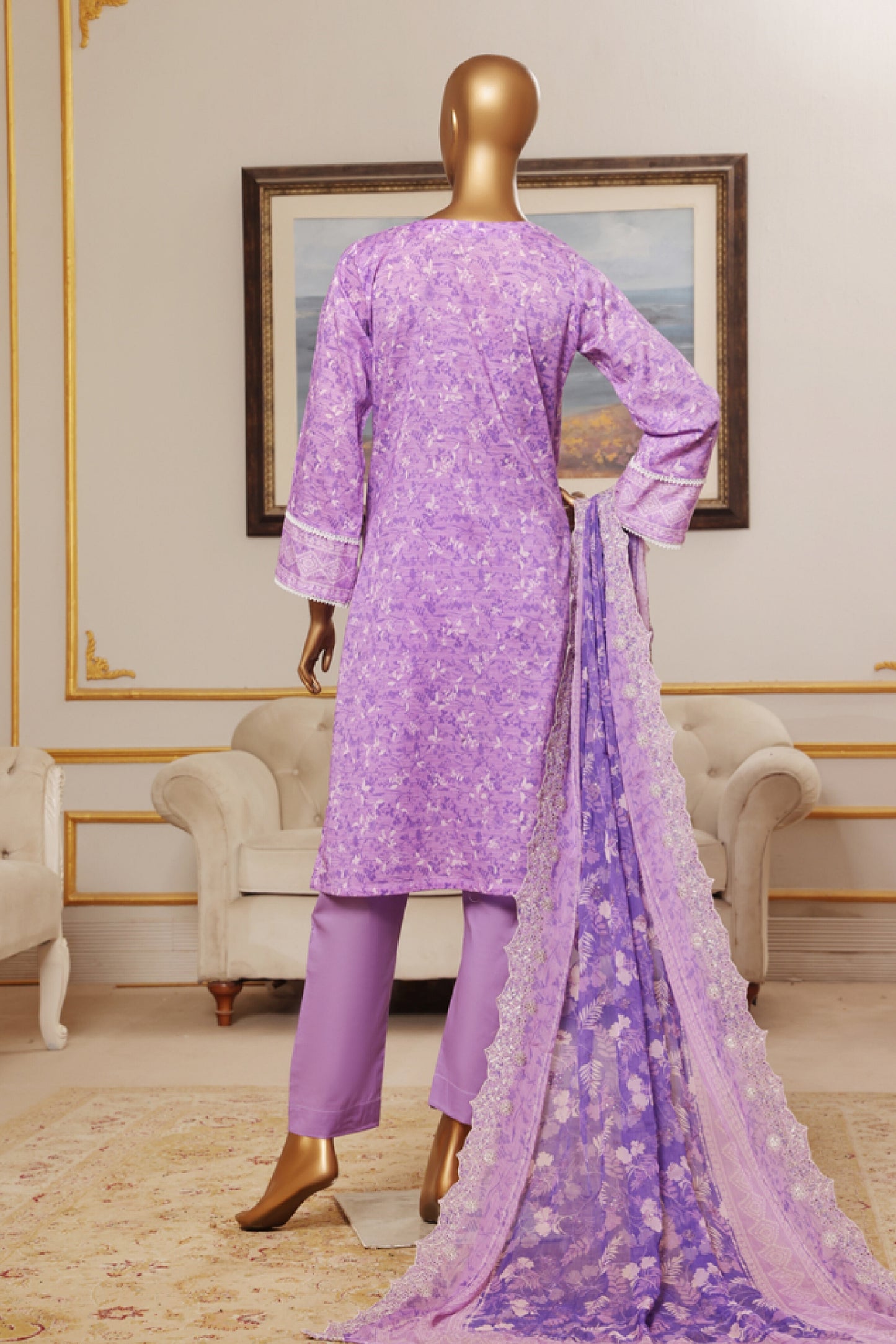 RIWAYAT PREMIUM EMBROIDERED LAWN WITH CHIFFON EMBROIDERED DUPATTA VOL 13 2025