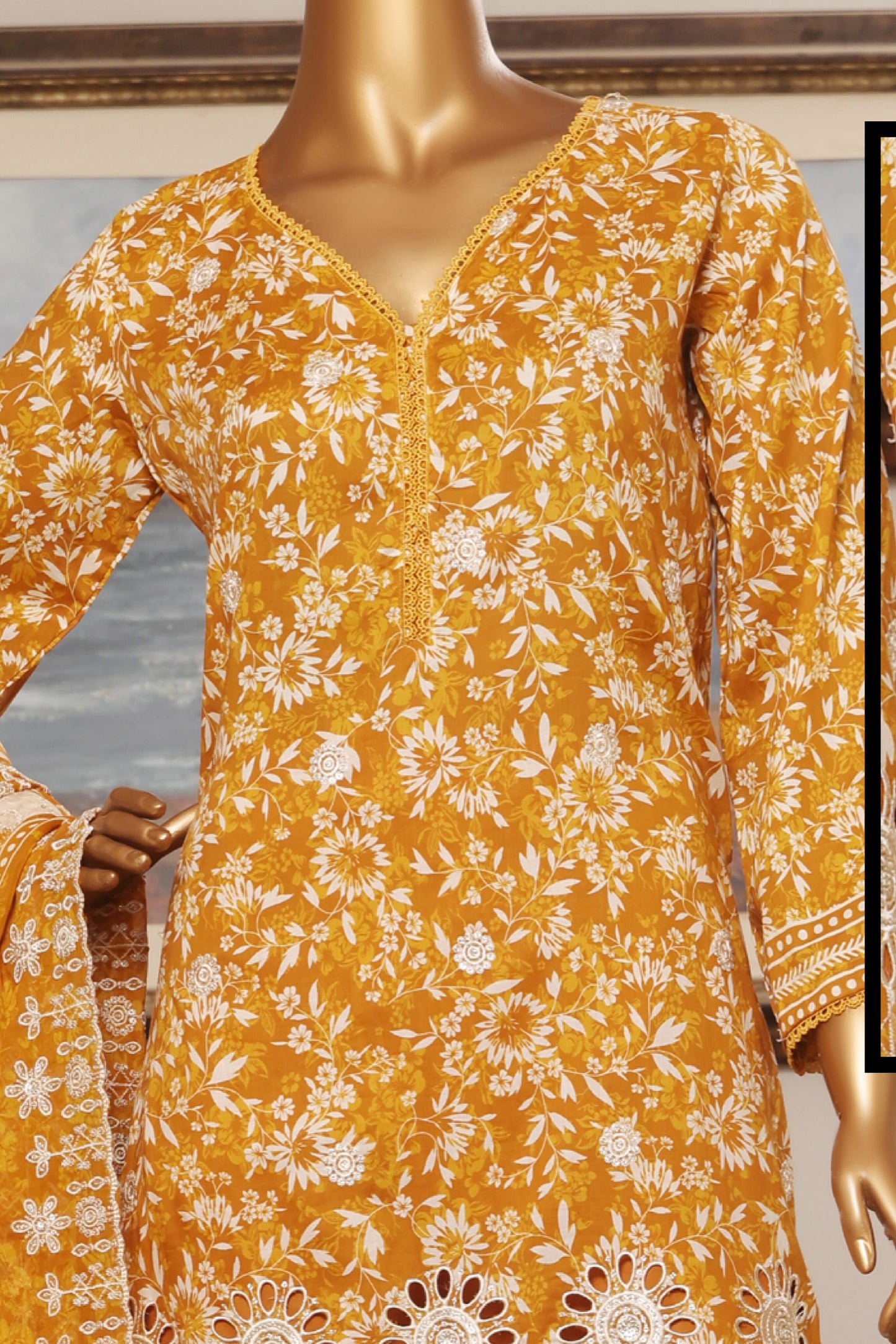 RIWAYAT PREMIUM EMBROIDERED LAWN WITH CHIFFON EMBROIDERED DUPATTA VOL 13 2025
