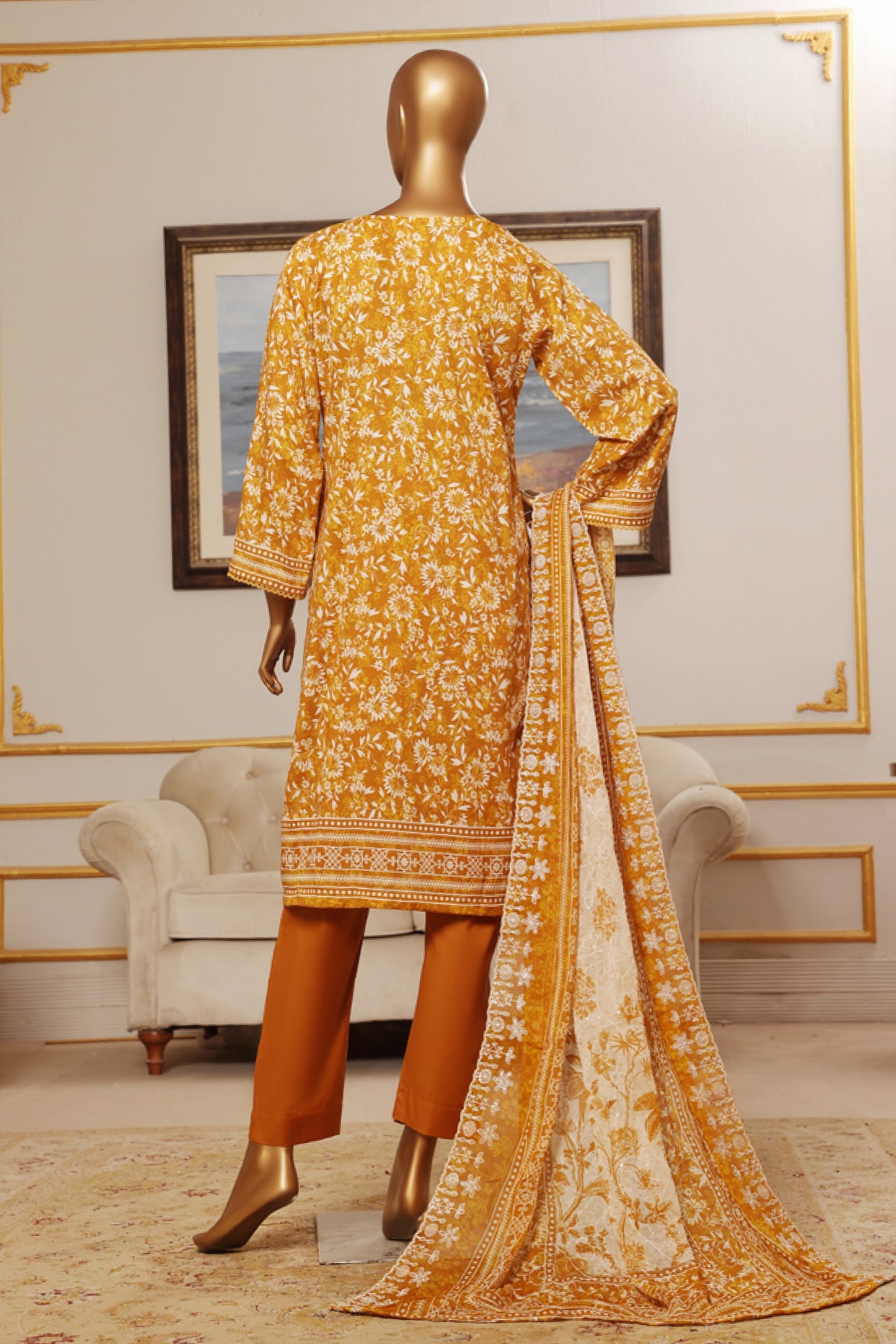 RIWAYAT PREMIUM EMBROIDERED LAWN WITH CHIFFON EMBROIDERED DUPATTA VOL 13 2025