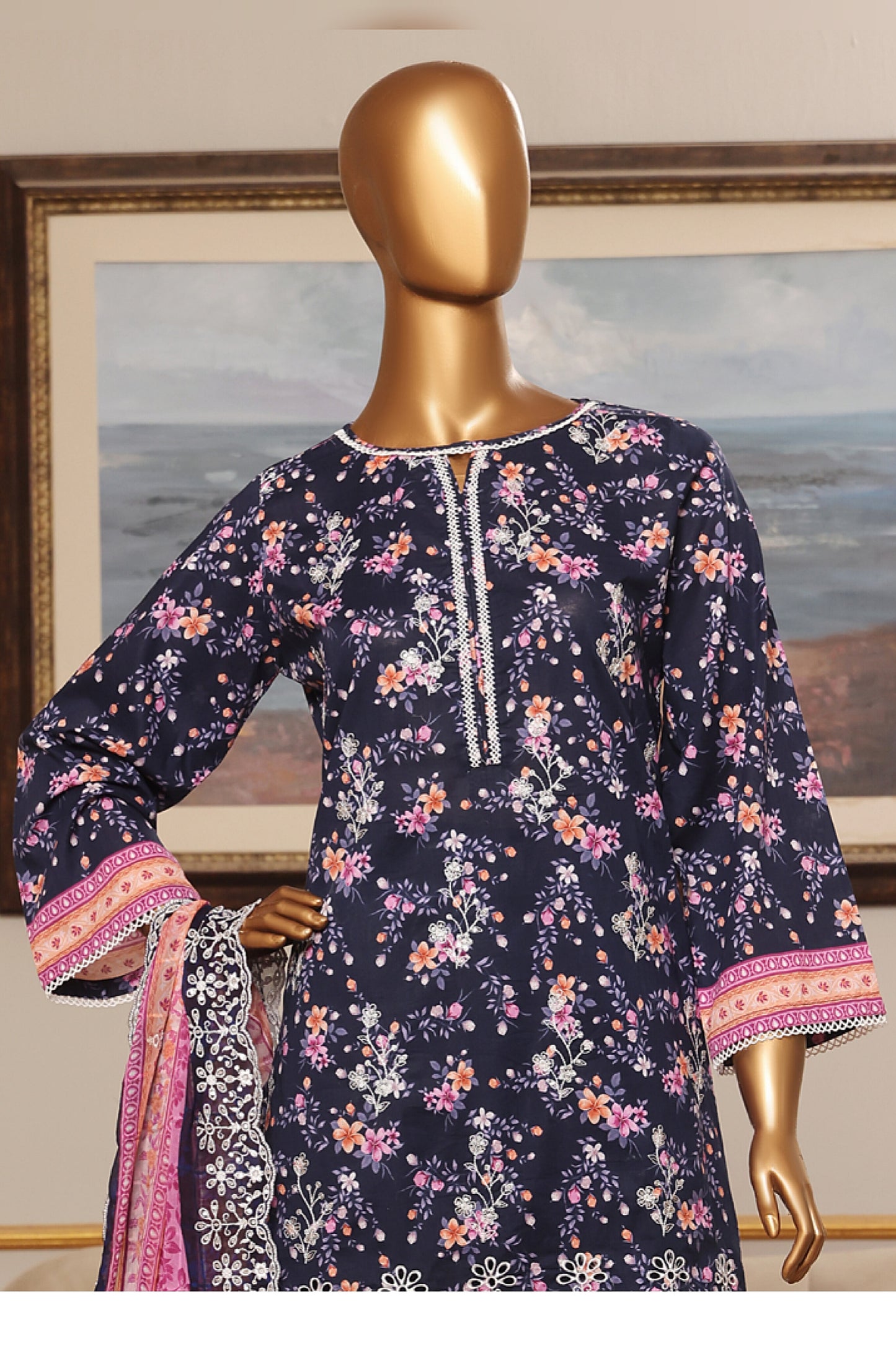 RIWAYAT PREMIUM EMBROIDERED LAWN WITH CHIFFON EMBROIDERED DUPATTA VOL 13 2025
