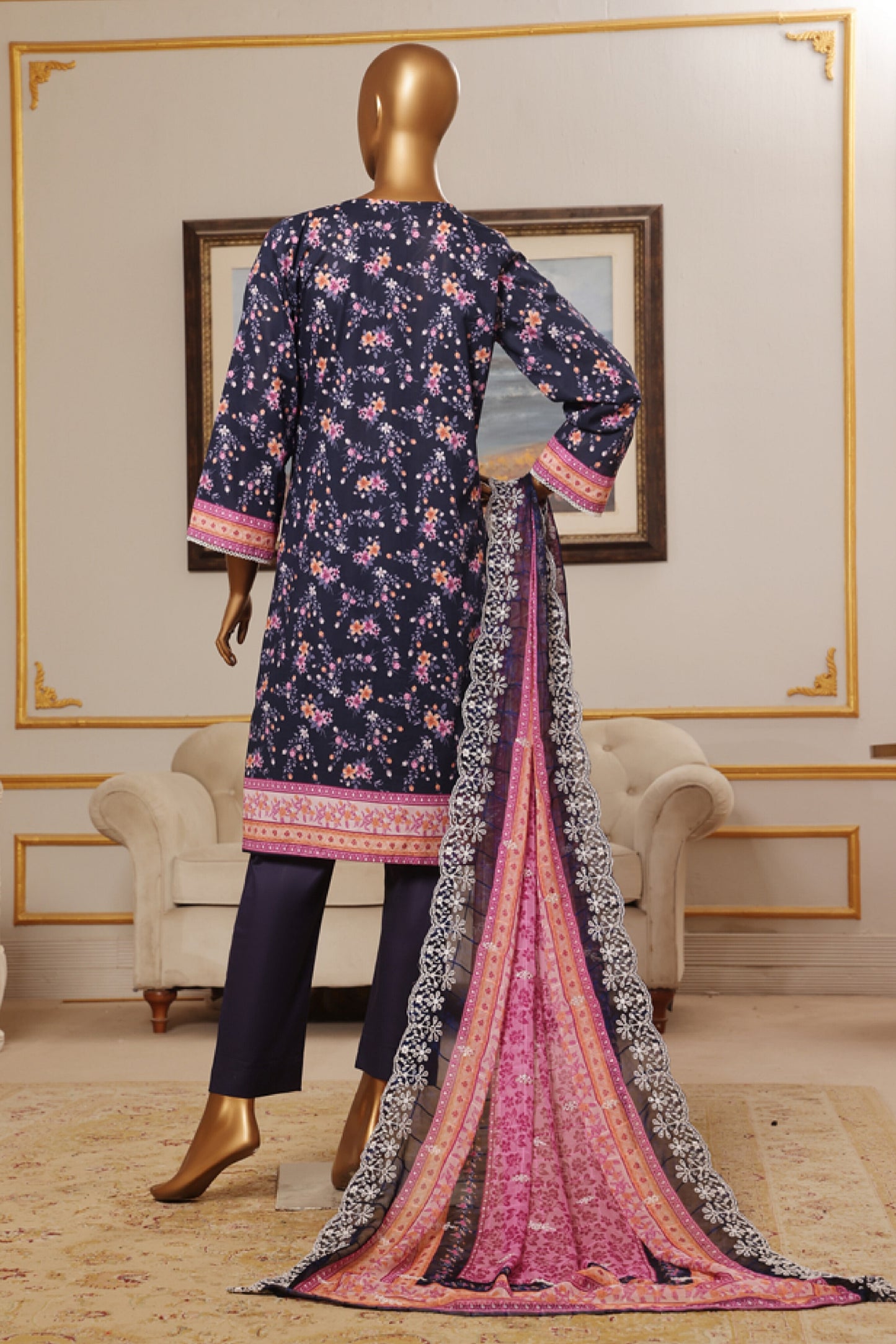 RIWAYAT PREMIUM EMBROIDERED LAWN WITH CHIFFON EMBROIDERED DUPATTA VOL 13 2025