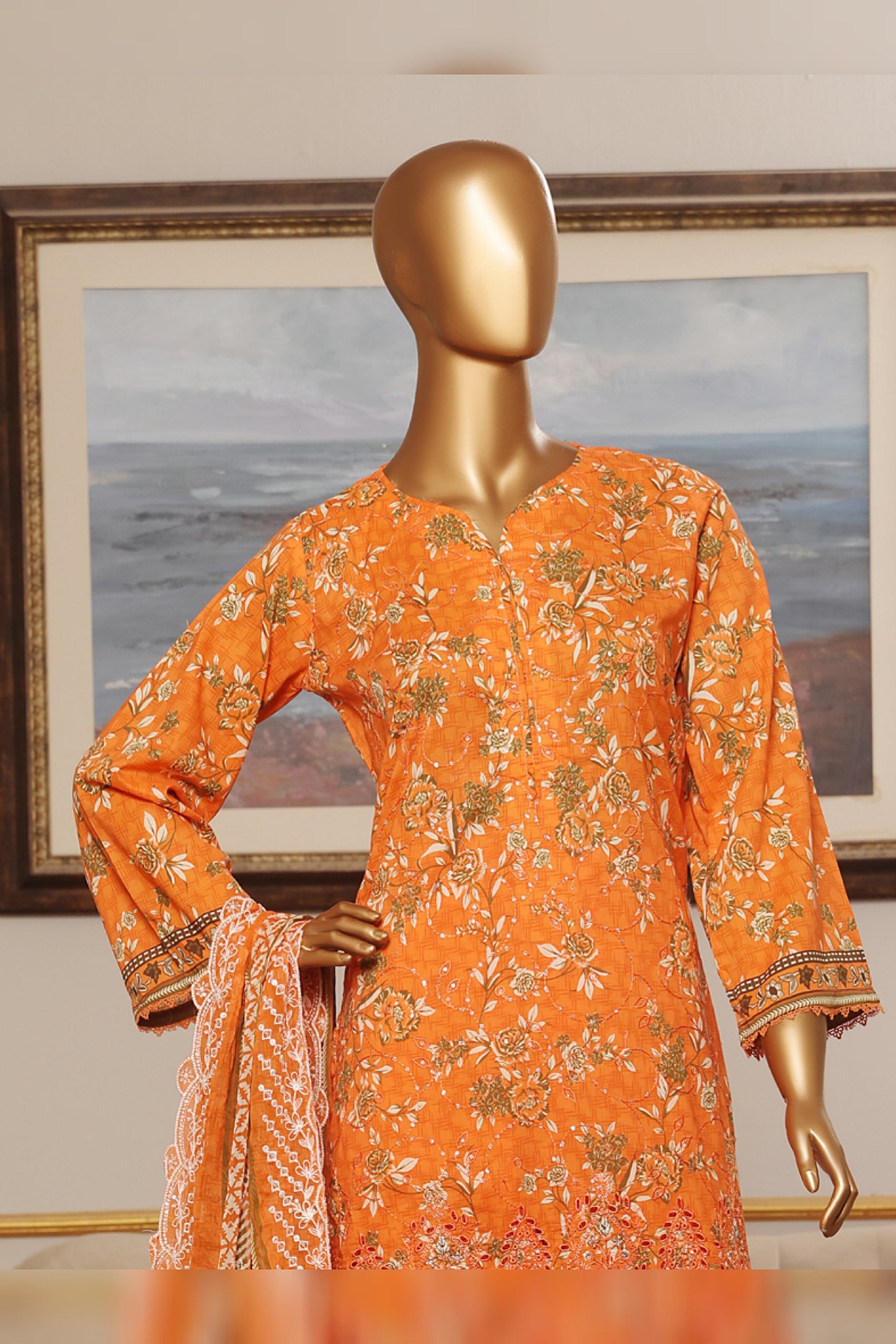 RIWAYAT PREMIUM EMBROIDERED LAWN WITH CHIFFON EMBROIDERED DUPATTA VOL 13 2025